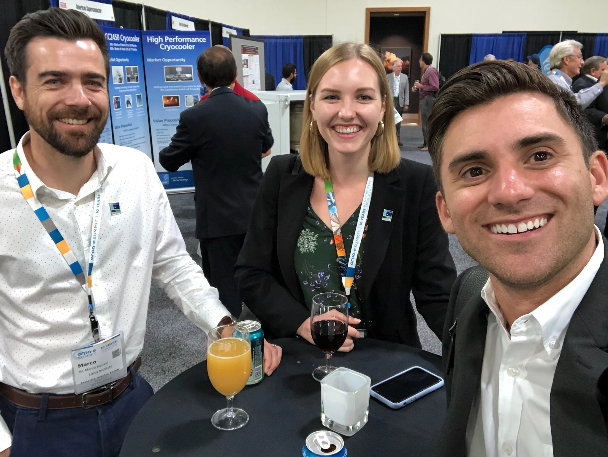 Left to right: Marco Henkel: Larta’s Associate Director, Energy; Claire Anderson, Larta’s Program Manager, Energy; Ryan RemingtonL Senior Business Developer at Jameson & Company, CPAs