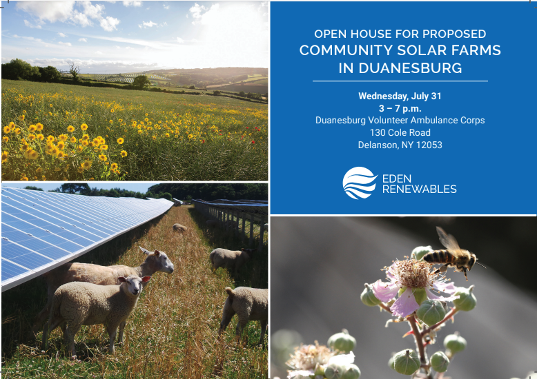 Second Duanesburg Open House- Wednesday, July 31st