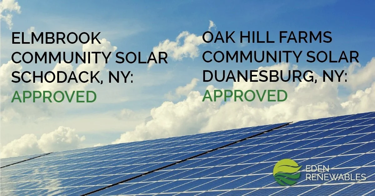 Schodack and Duanesburg community solar projects now approved