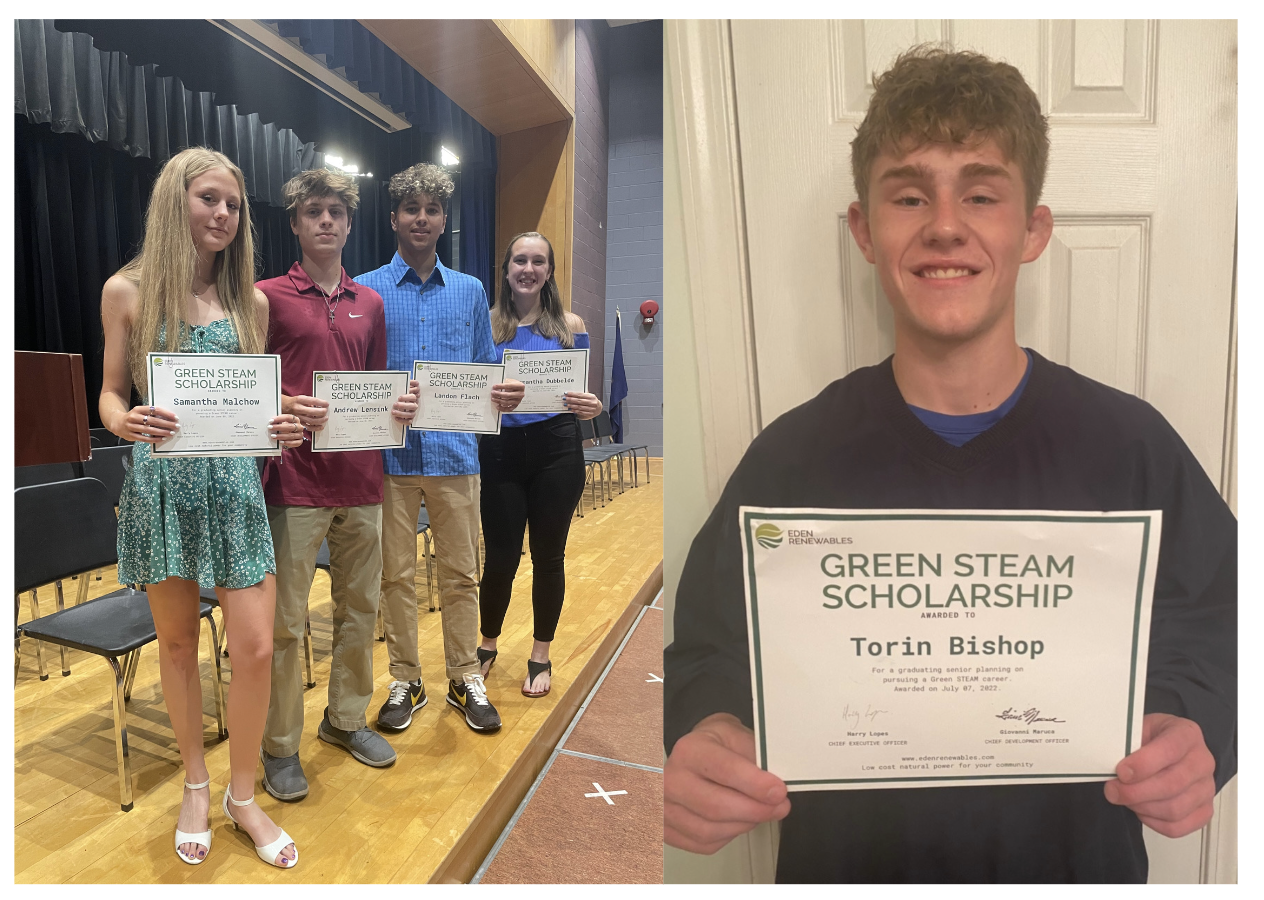 2022 Green STEAM Scholarship recipients