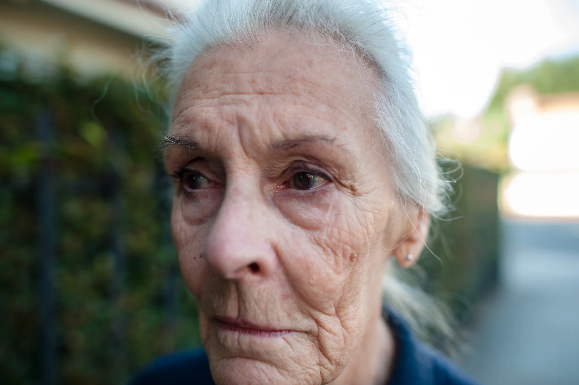 Jeanie walks in the street after experiencing one of Will’s outbursts.