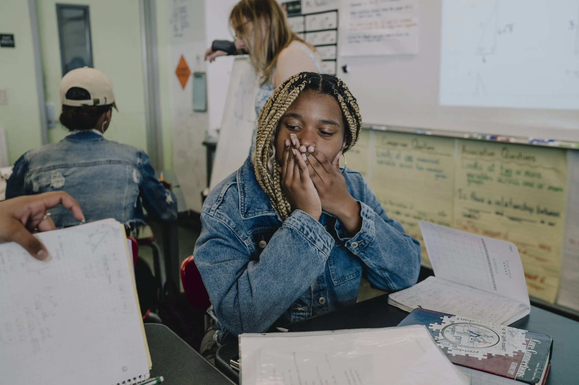  Kaelin attends a Geometry class. 