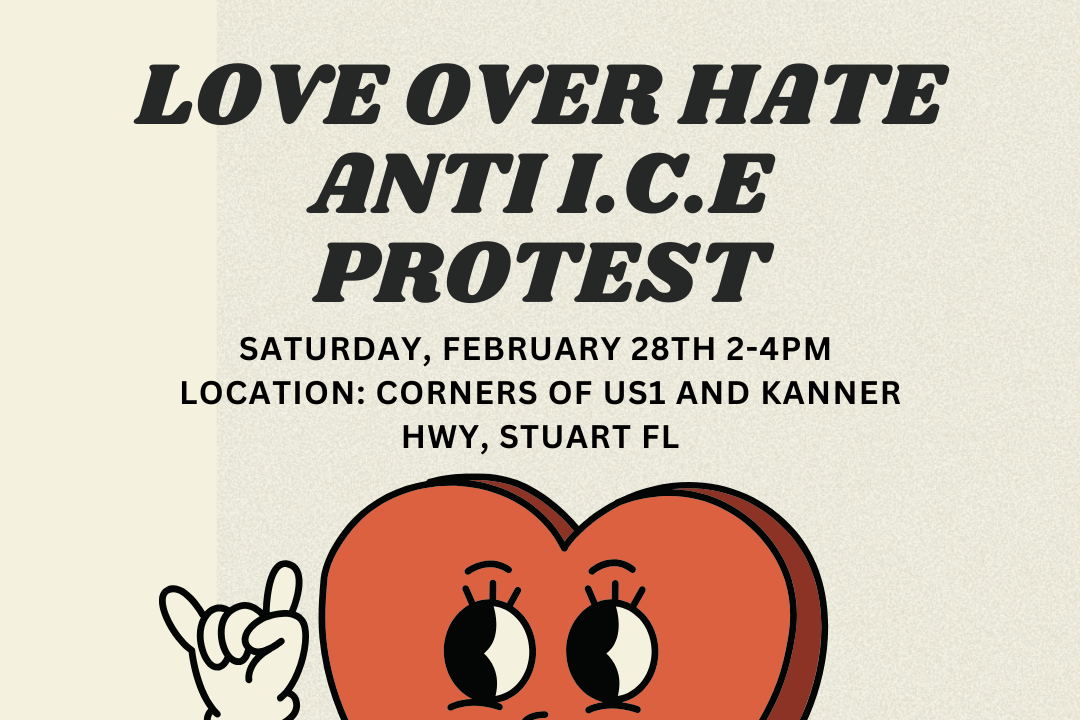 Love Over Hate Anti-ICE Protest
