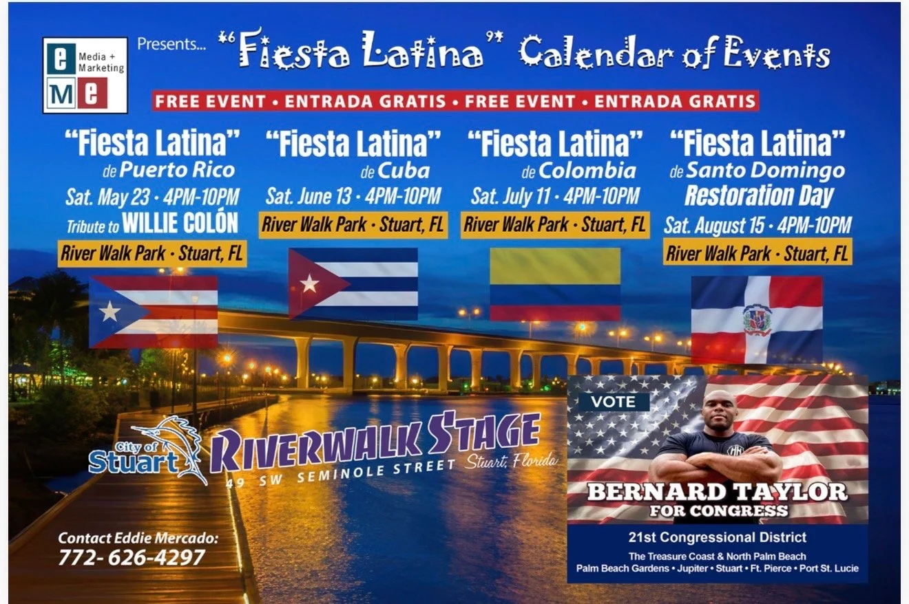Fiesta Latina de Colombia - With Candidate Bernard Taylor for Congress
