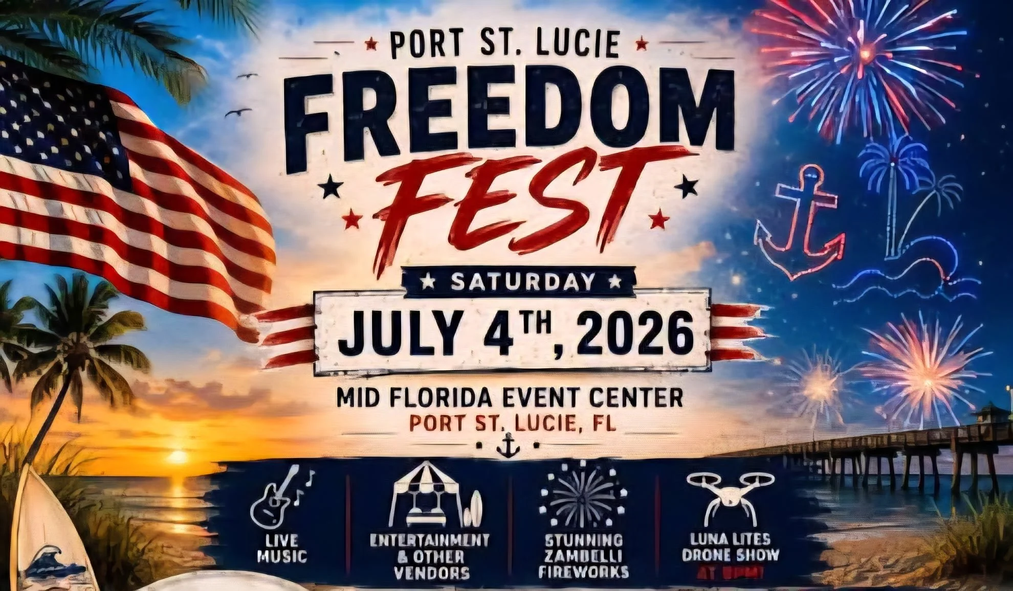 4th of July FreedomFest at MidFlorida Event Center
