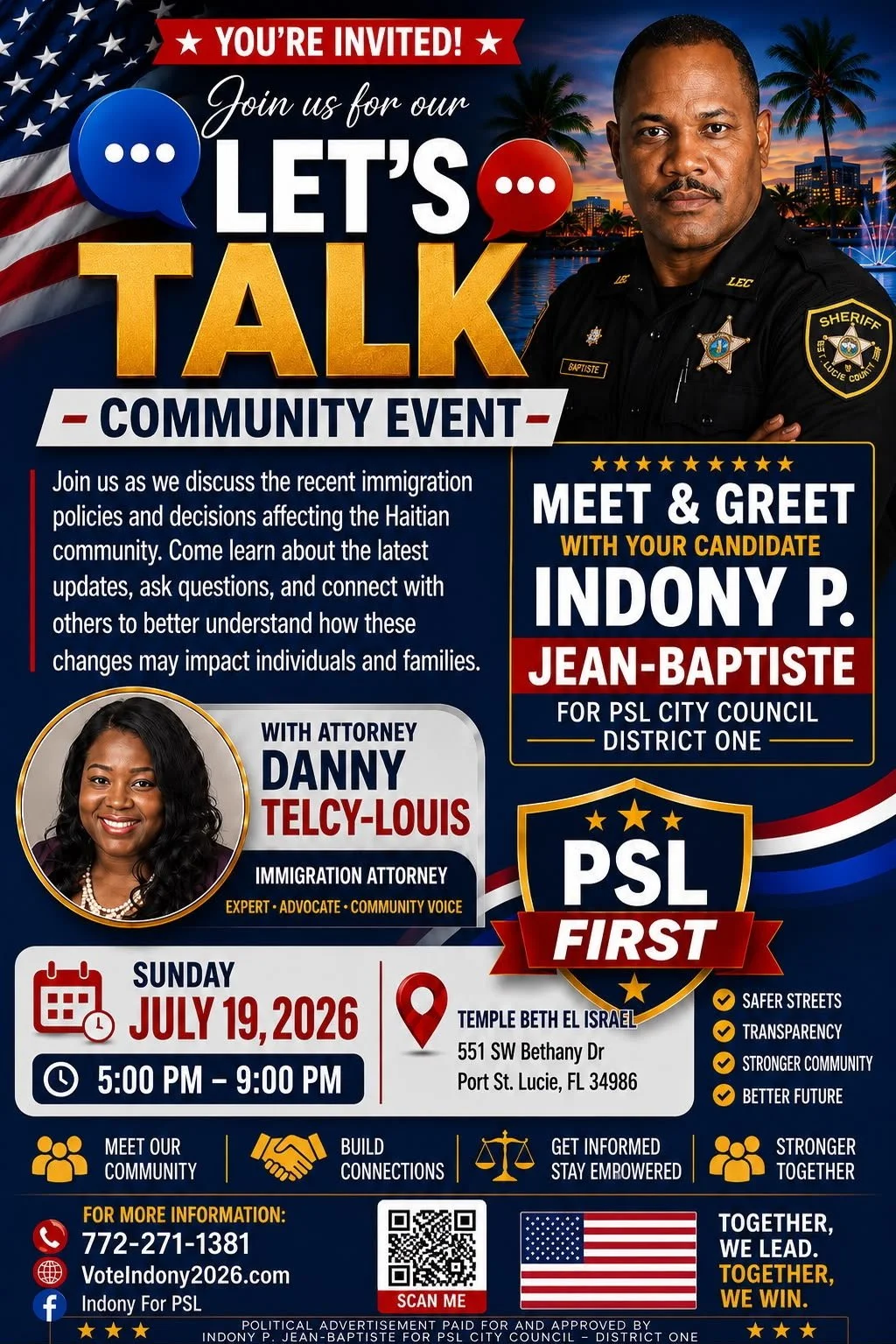 Meet & Greet with Indony Jean-Baptiste