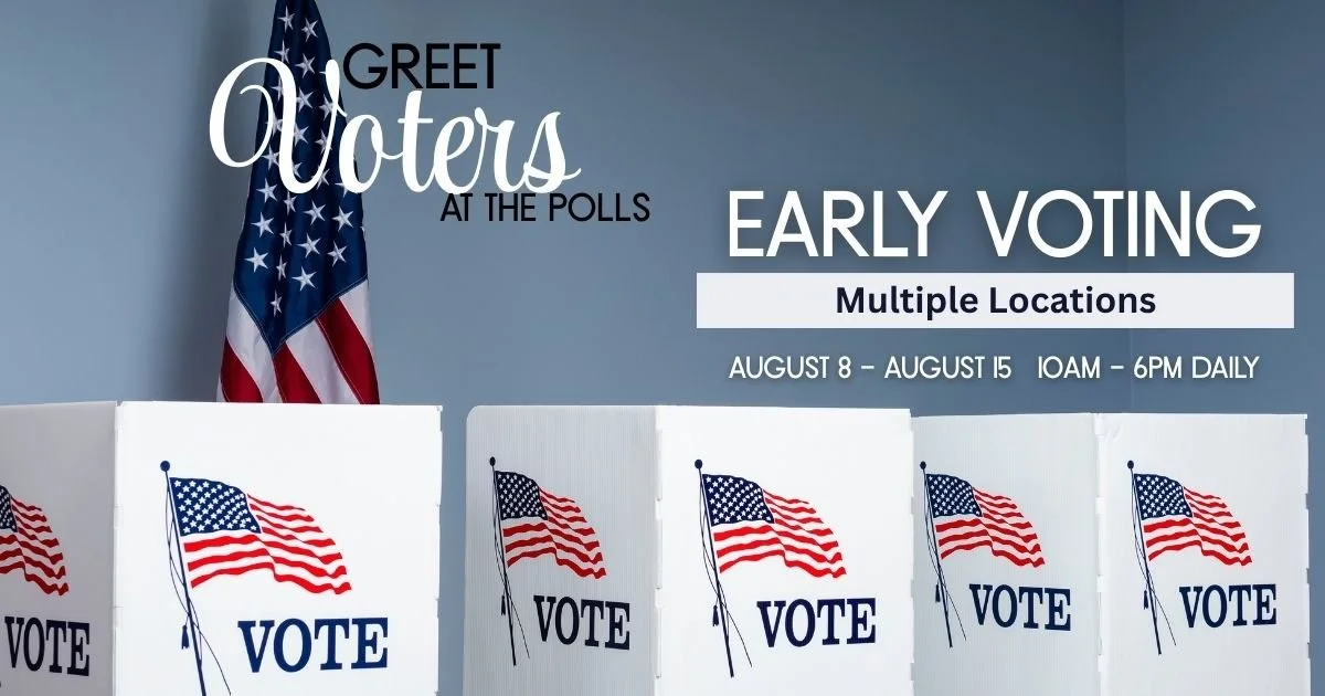 Early Voting Poll Greeters