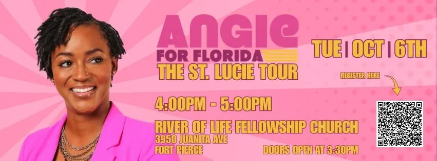 Angie for Florida Town Hall in Fort Pierce