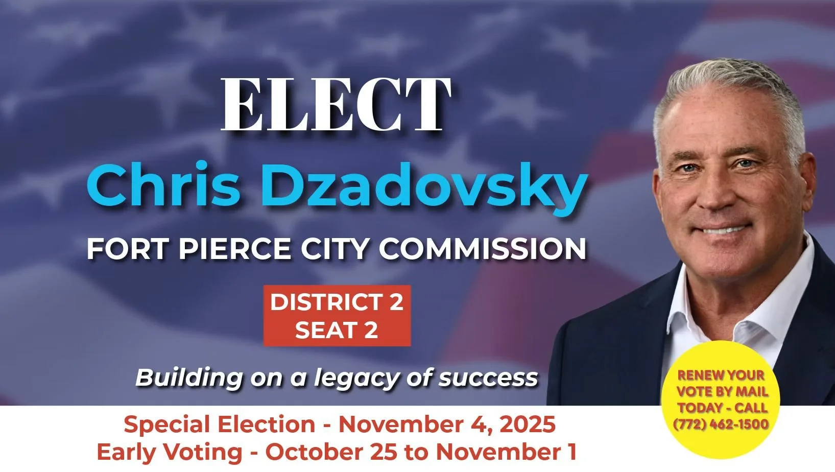Elect Chris Dzadovsky for Fort Pierce City Commission