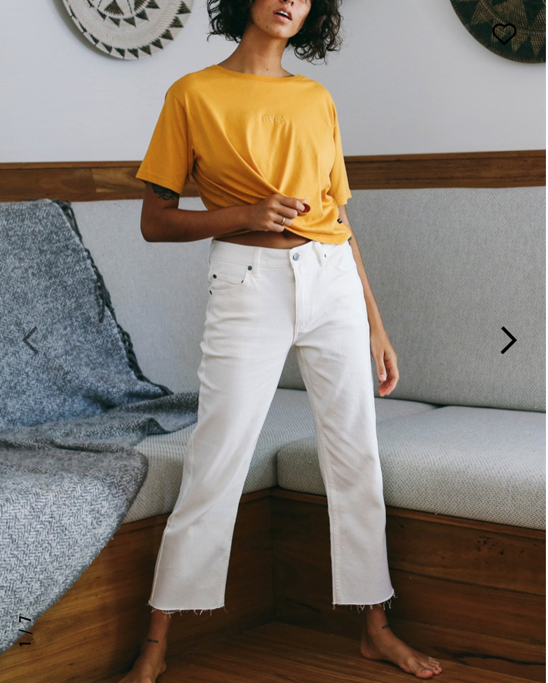 RVCA Winter White Denim $75