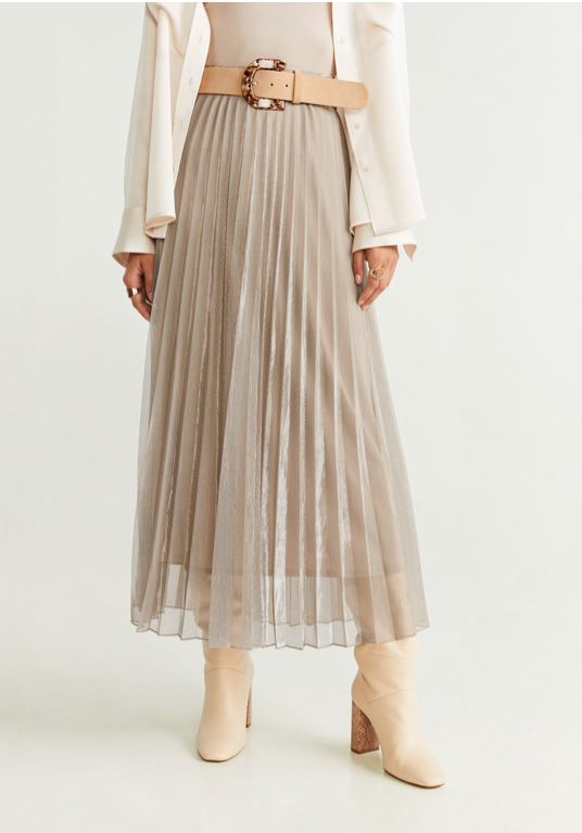 Mango Pleated Midi $ 99.99