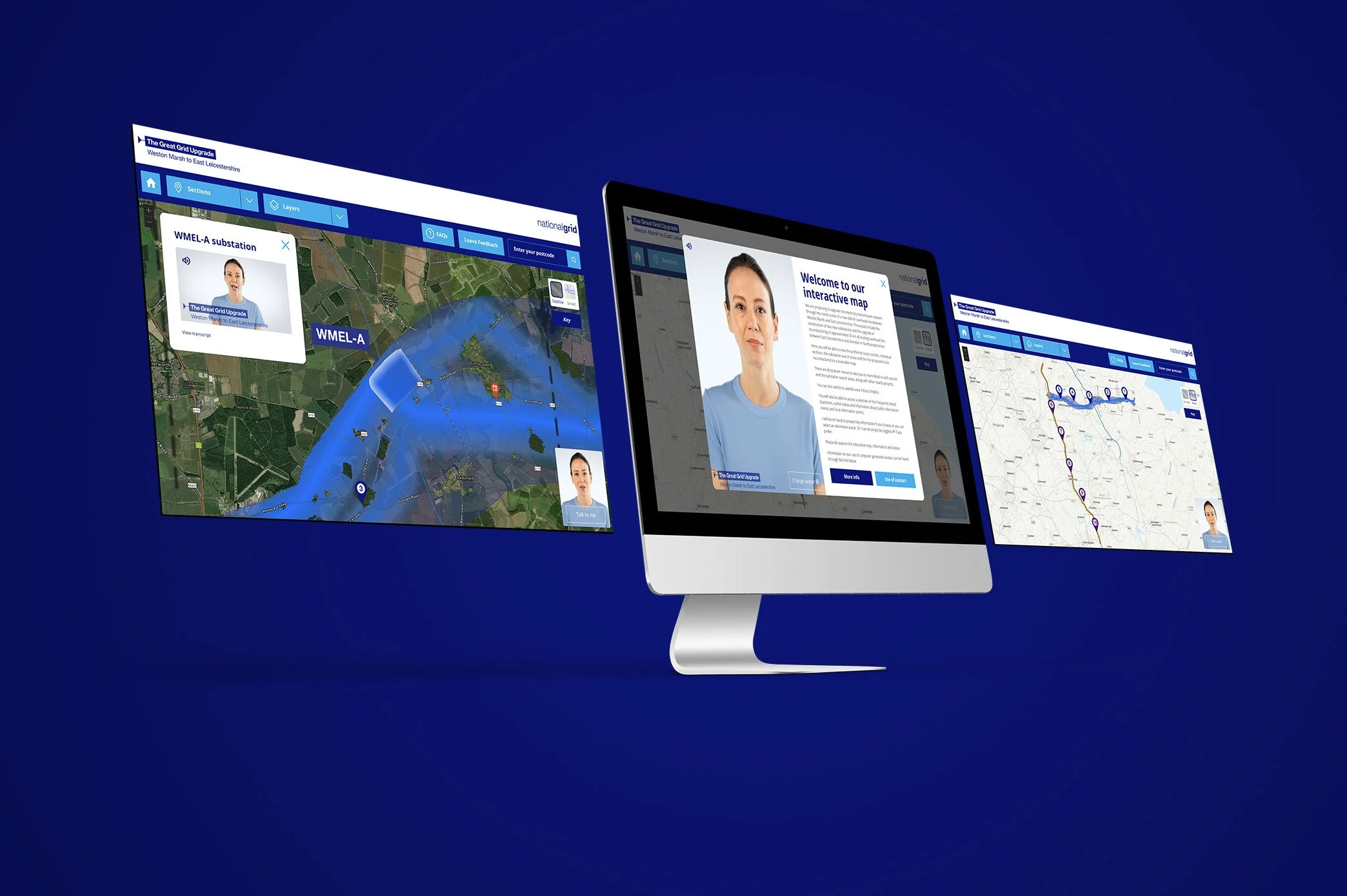 This collaborative project for National Grid uses the creation of AI Generated avatars to enhance consultation engagement and narrate the project specifics.