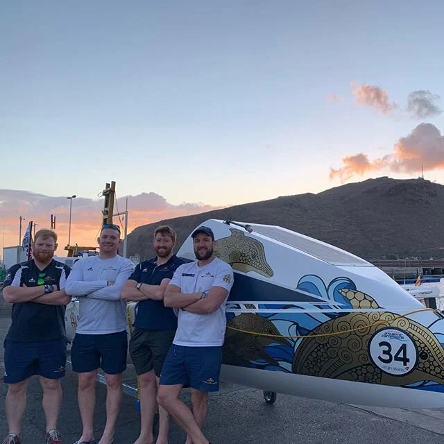 Handover ✅ 
Good luck @teamcommandospirit who have taken Oardacious off our hands ready to start their training over the summer in preparation for the @atlanticcampaigns #TWAC20 crossing - really pleased to have the senior service @royalnavy represen