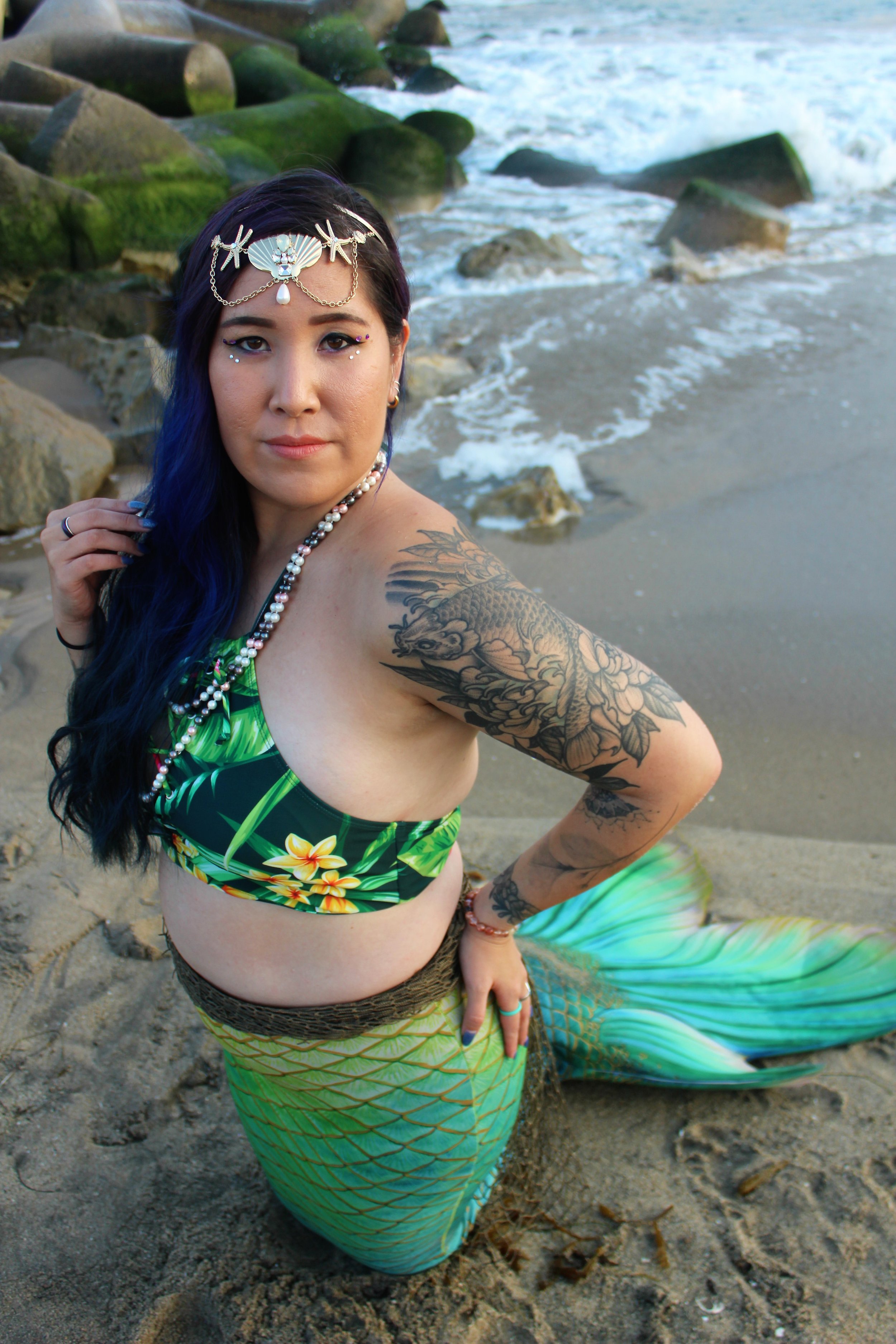mermaid, siren, mermaid tail