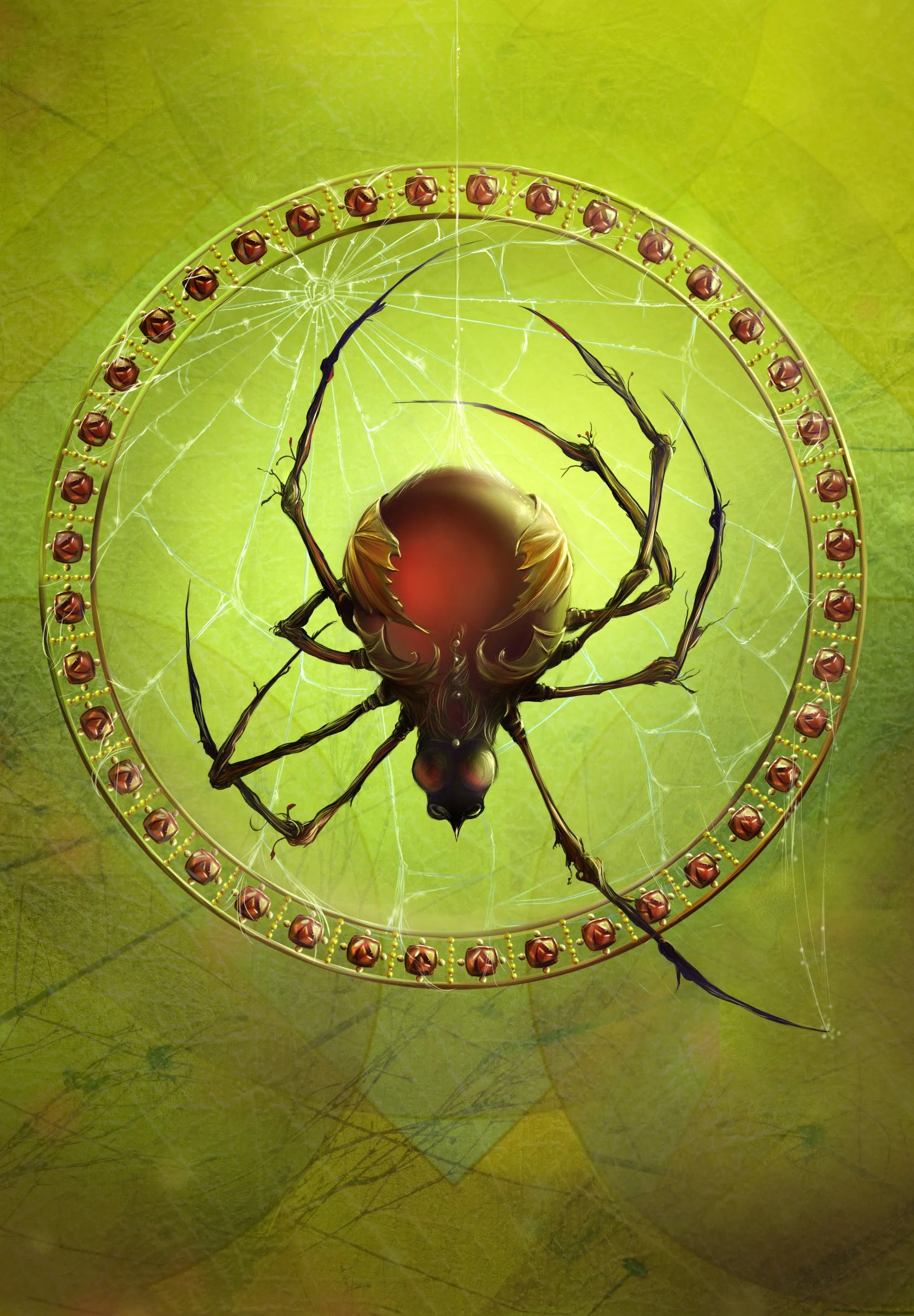 Grape Spider Wine Label