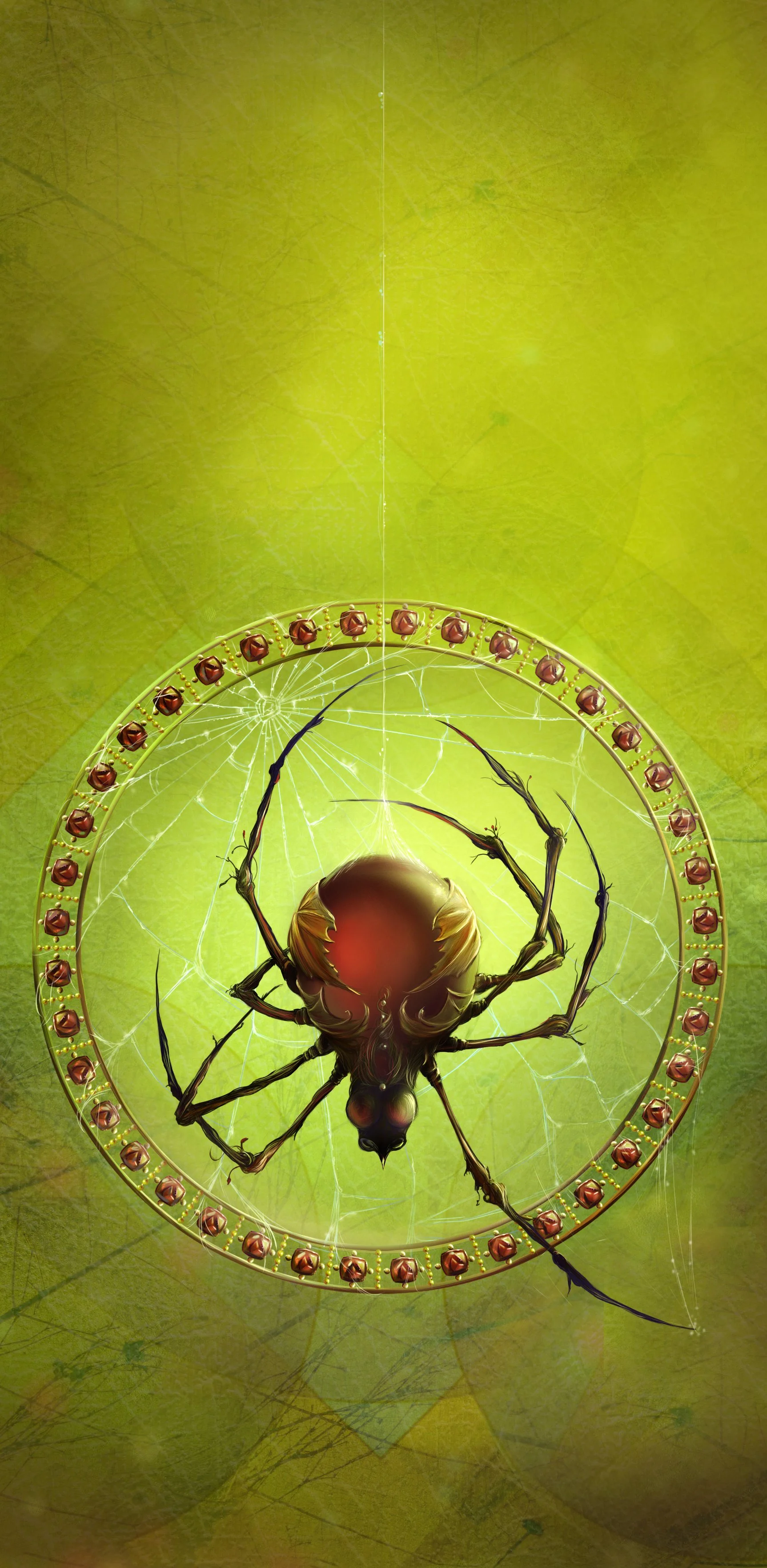 Grape Spider Label Full Length