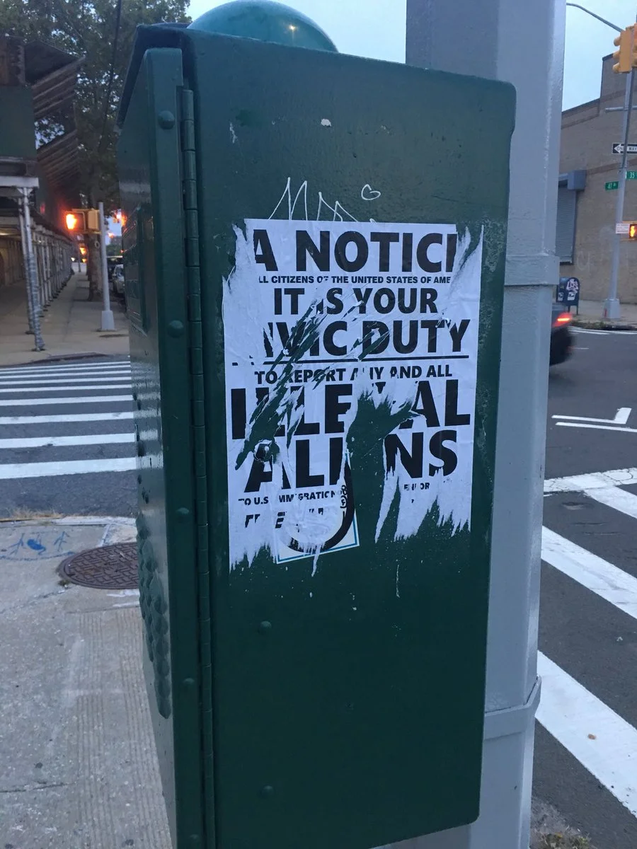 Pol. Takes Down Racist Flyer