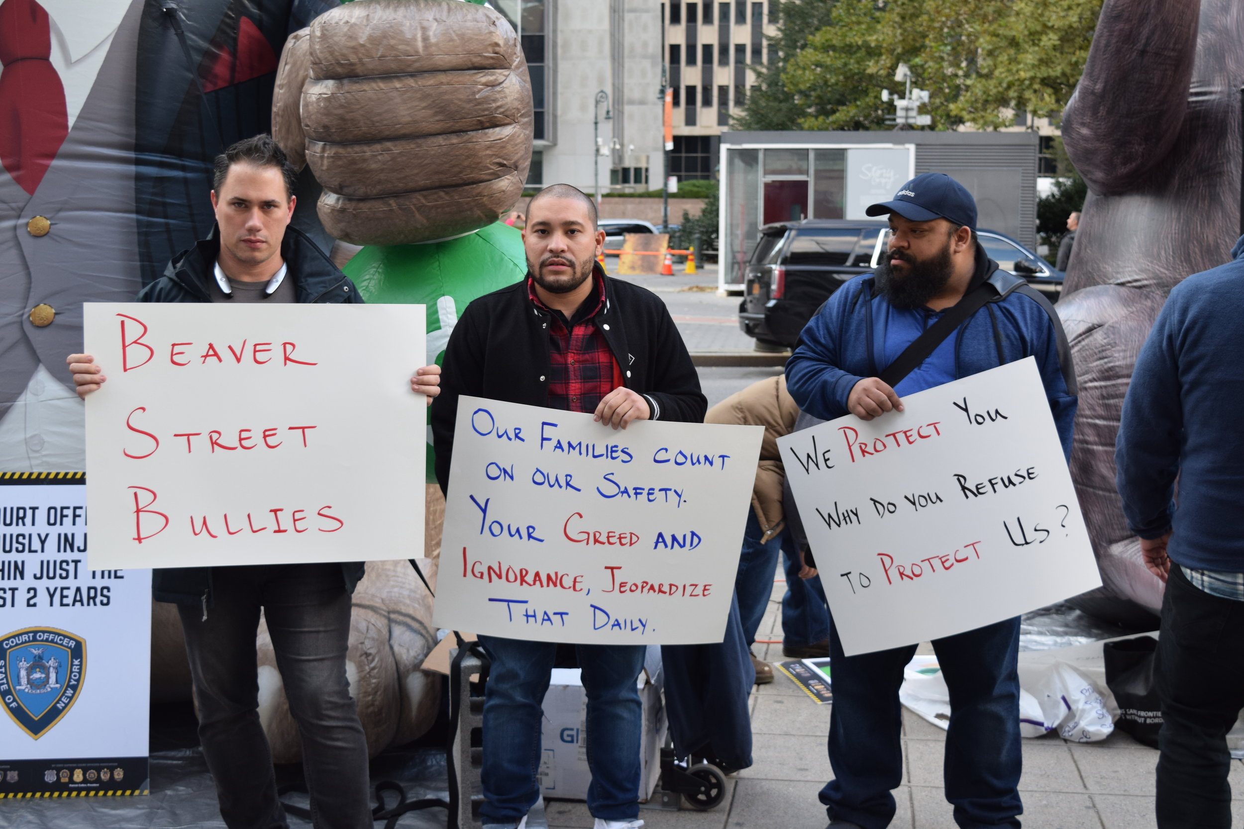 Dozens Of Court Officers Who Feel Unsafe Rally For More Staff