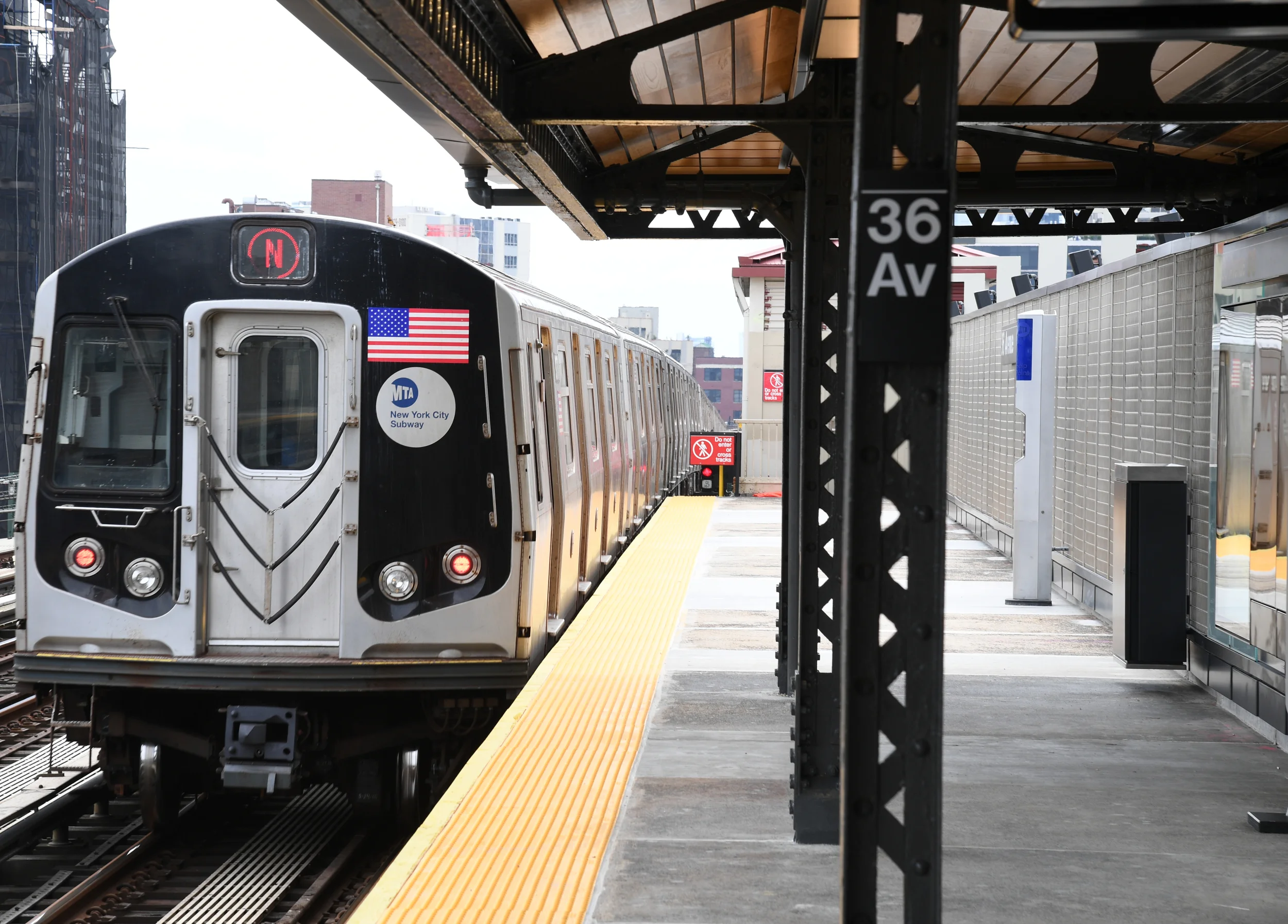 The 36th Avenue Station on the N/W line. Photo courtesy of the MTA.