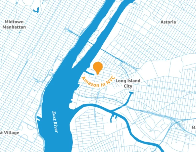 Map courtesy of Amazon