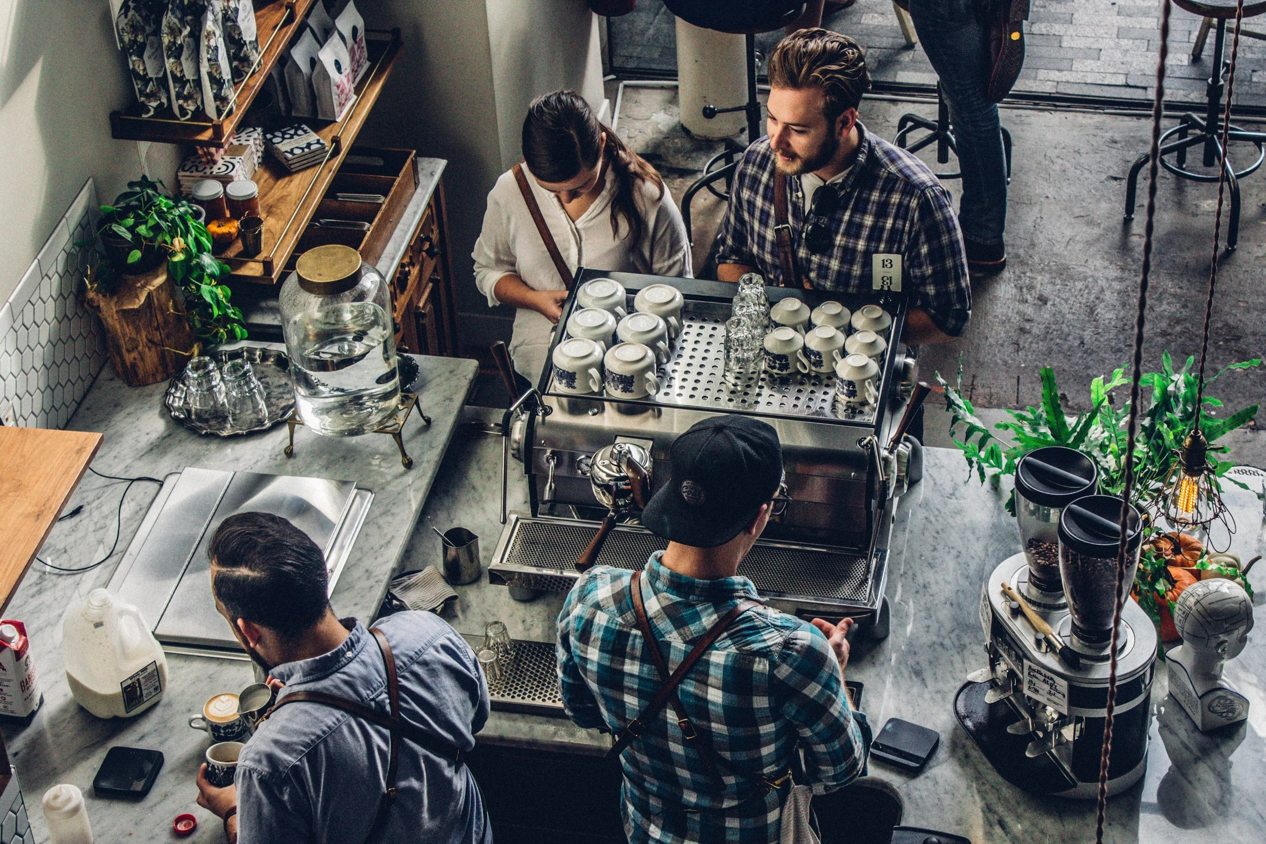 Inside of a nondescript coffee shop. Photo by Joshua Rodriguez courtesy of Unsplash.