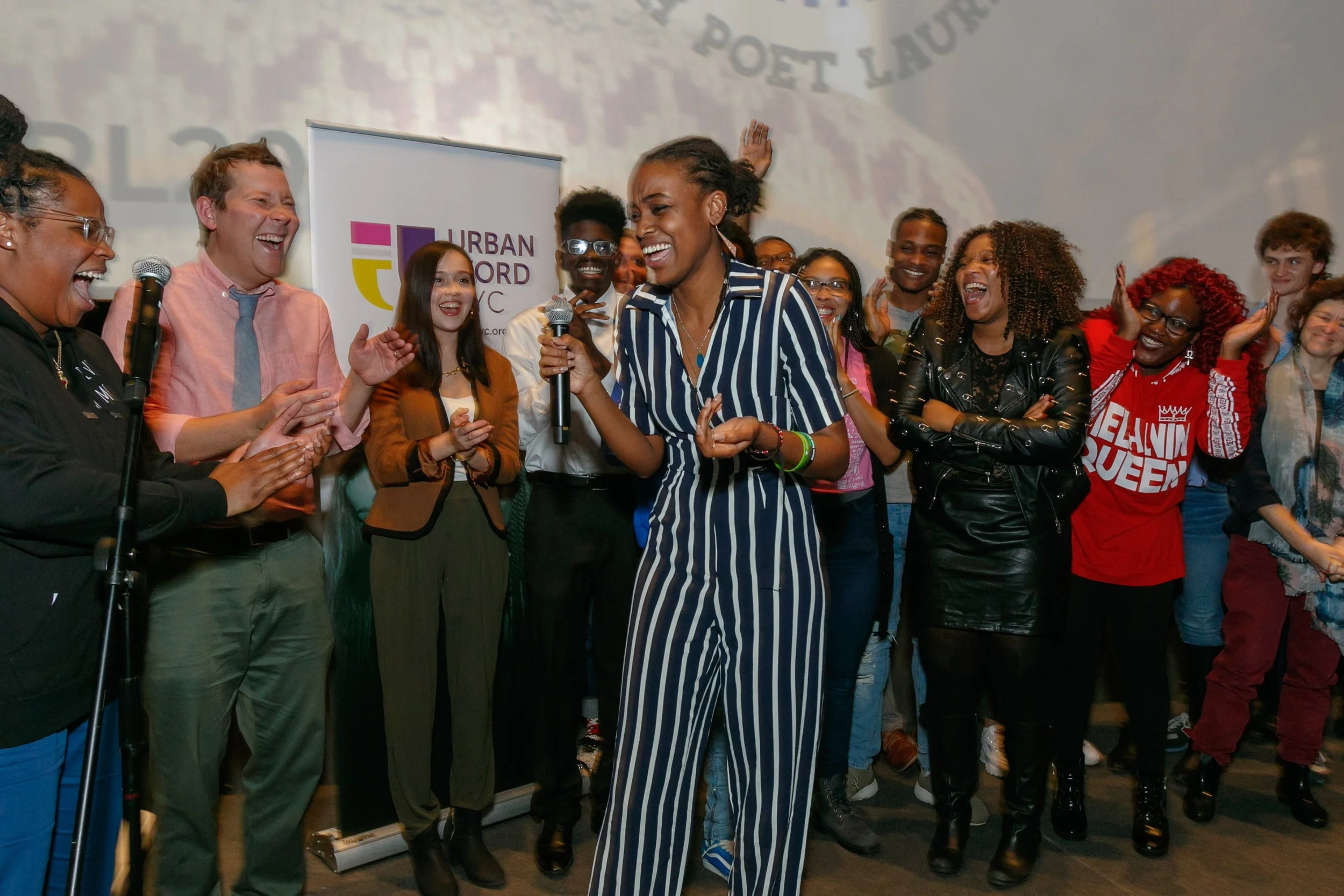 Queens native Camryn Bruno earned the NYC Youth Poet Laureate title in November. Photo via NYC Votes.