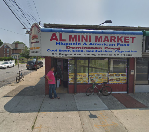 Jermaine Jackson and another man killed a clerk while robbing AL Mini Market in Valley Stream. Jackson was sentenced to 30 years in prison Monday. Photo via Google Maps.