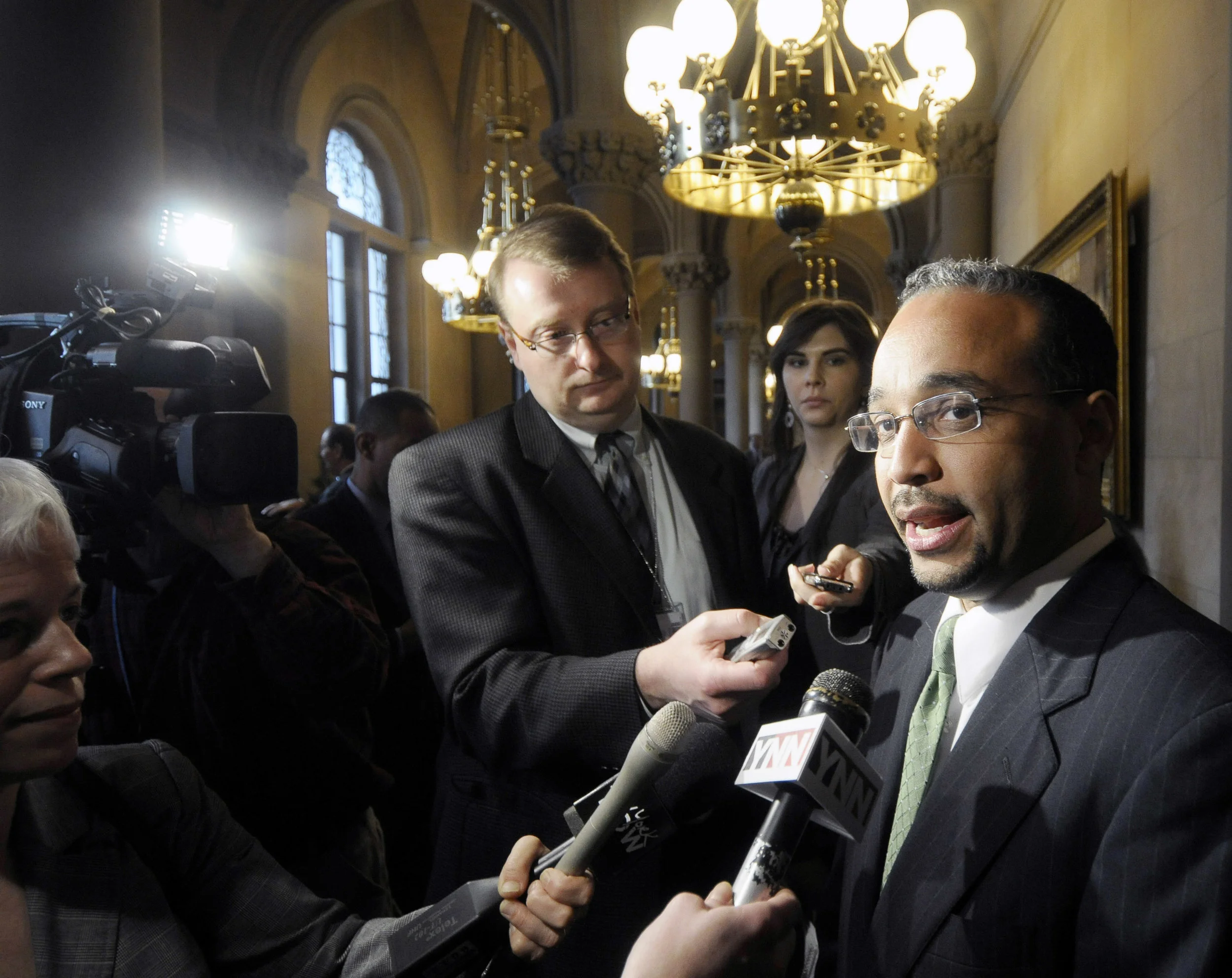 State Sen. Jose Peralta died in November. AP file photo by Mike Groll.