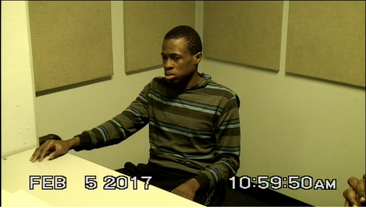 Chanel Lewis is charged with murdering Karina Vetrano. His first trial ended in a split jury in November. Image via Queens DA’s Office.