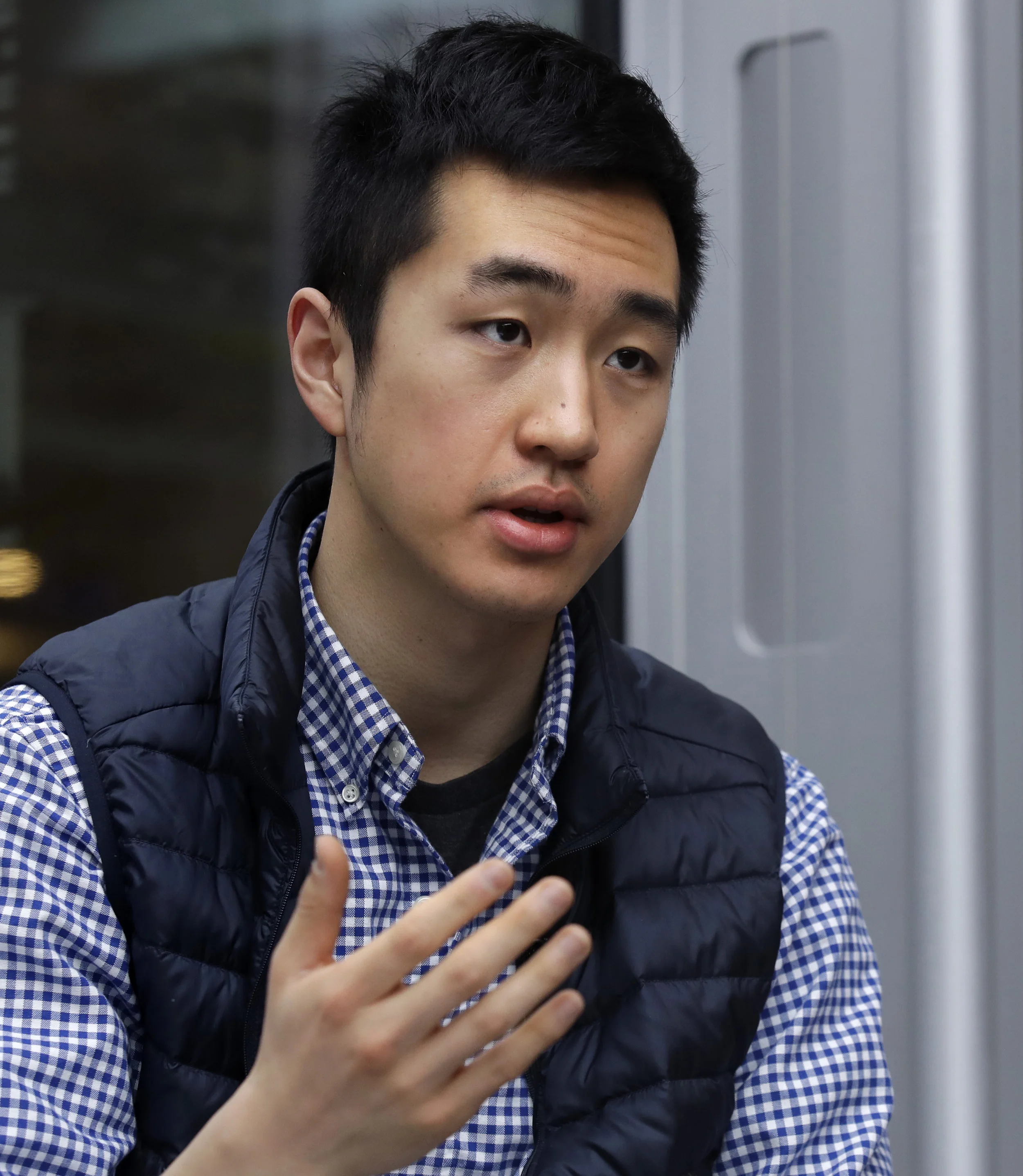 Park, who is an undocumented student, participates in the Deferred Action for Childhood Arrivals program (DACA), and said he is not sure if he'll be allowed back in the U.S. after his studies in the United Kingdom. AP Photo/Charles Krupa.