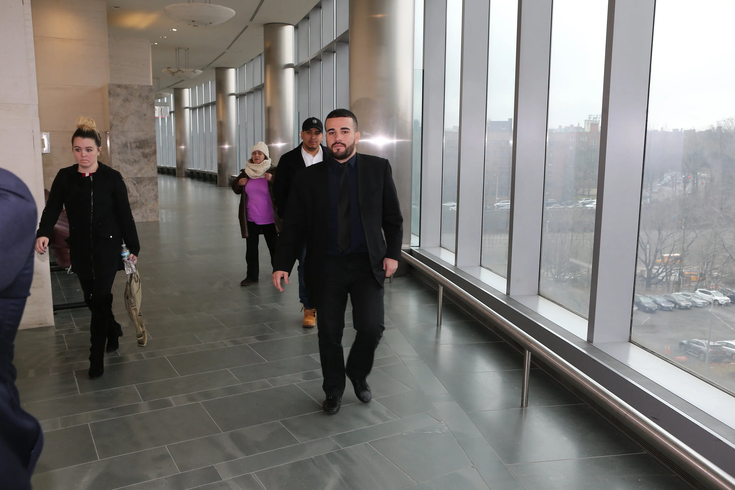 Sergio DaSilva outside of Queens Supreme Court. Pool photo by Ellis Kaplan.