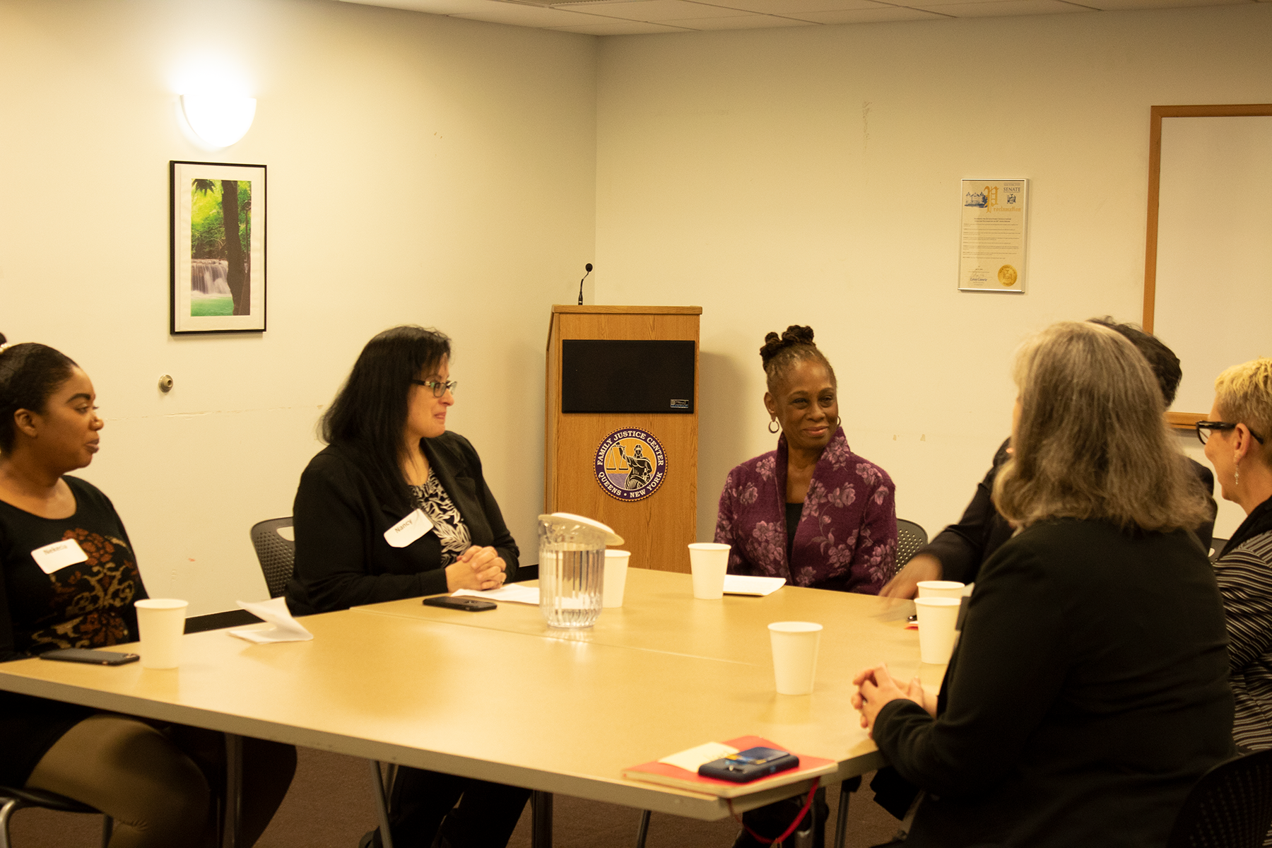 The Queens Family Justice Center began offering mental health services in 2017 with support from New York City First Lady Chirlane McCray’s ThriveNYC mental health initiative. Eagle photo by Victoria Merlino.