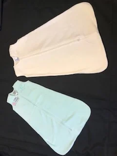 Wearable sleep sacks distributed by the ACS..
