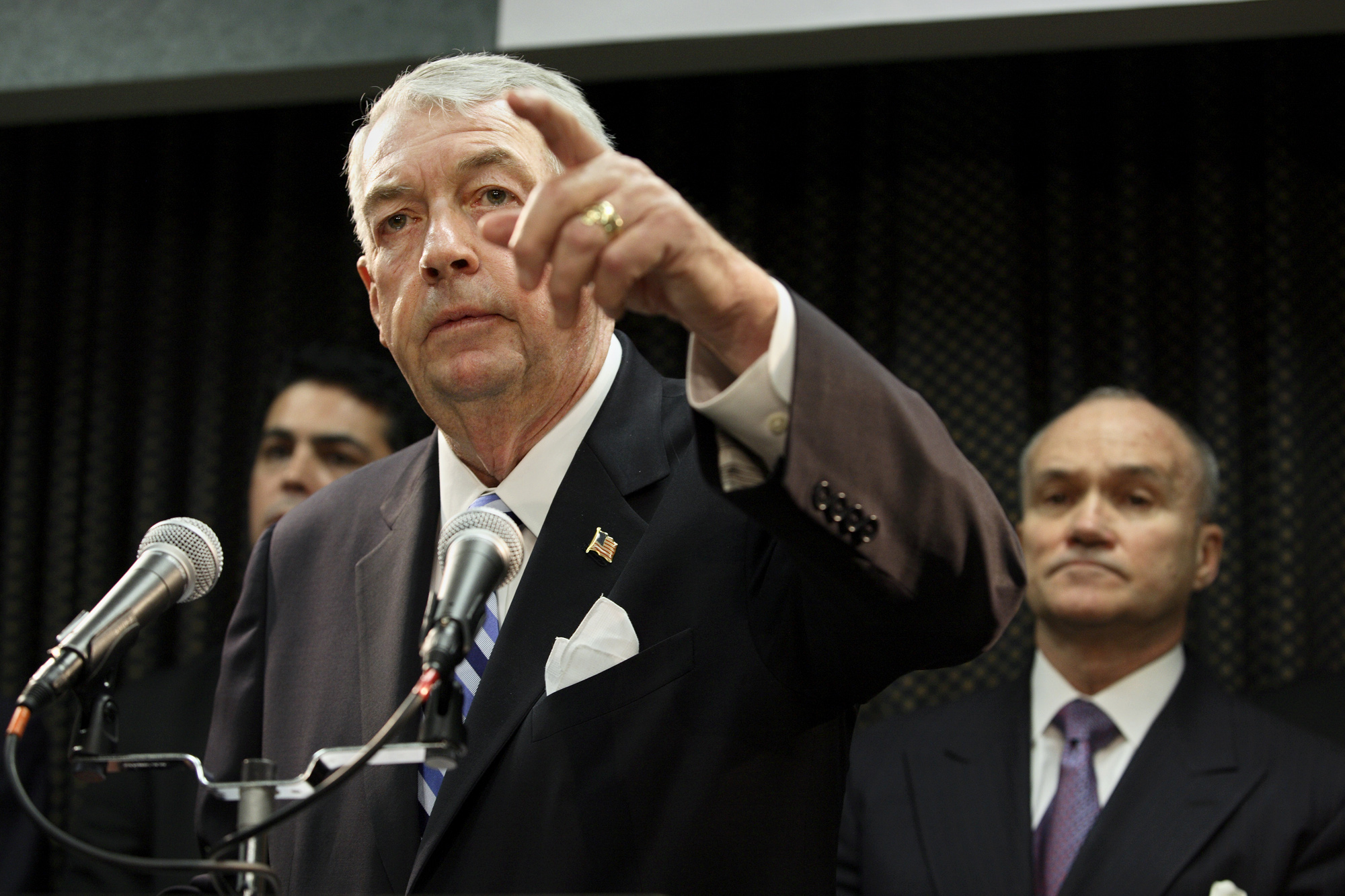 Late Brooklyn DA Charles “Joe” Hynes. AP Photo/Adam Rountree, File.