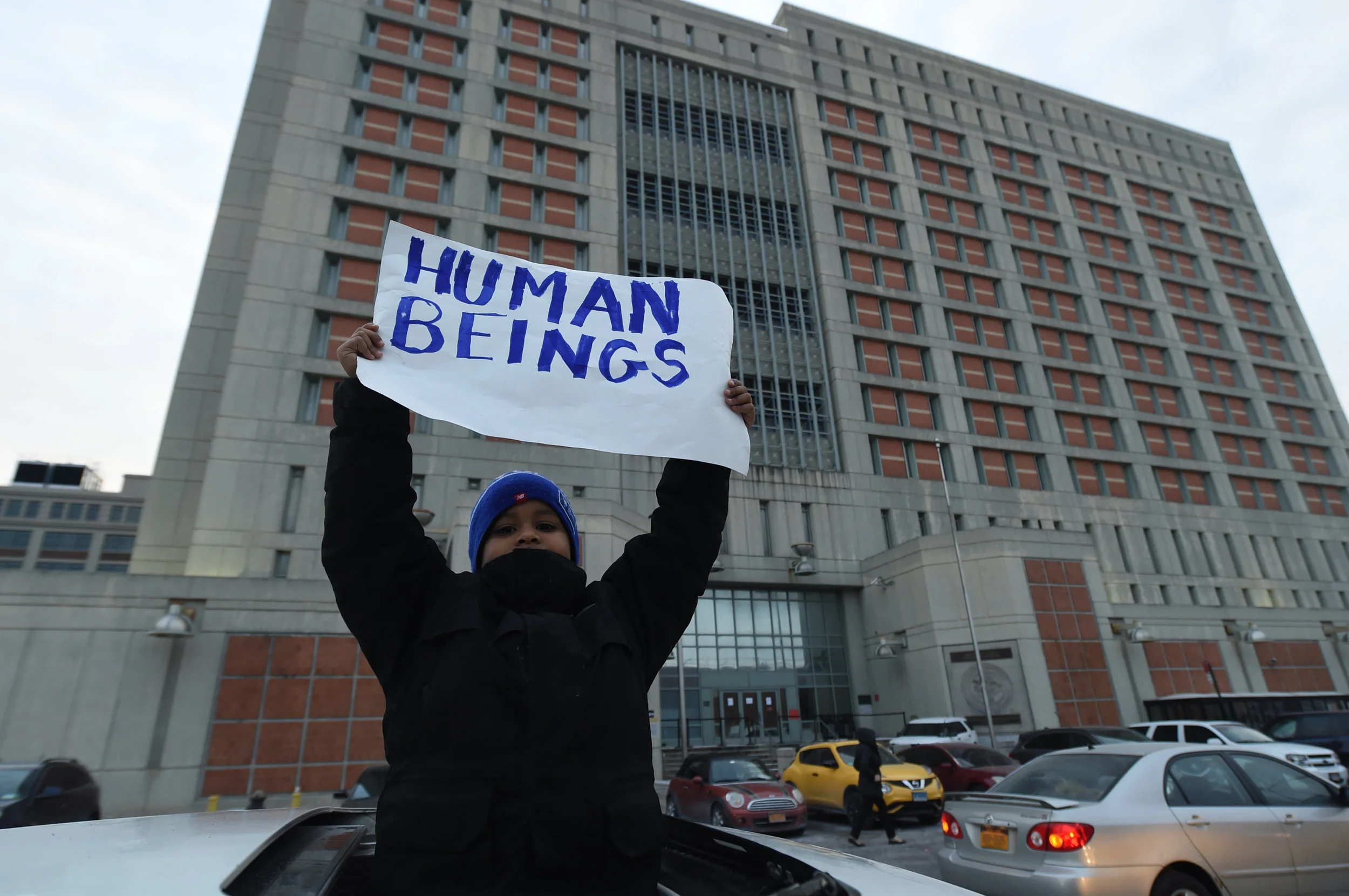 Frigid Week in Heatless Jail Ends With Mass Protests