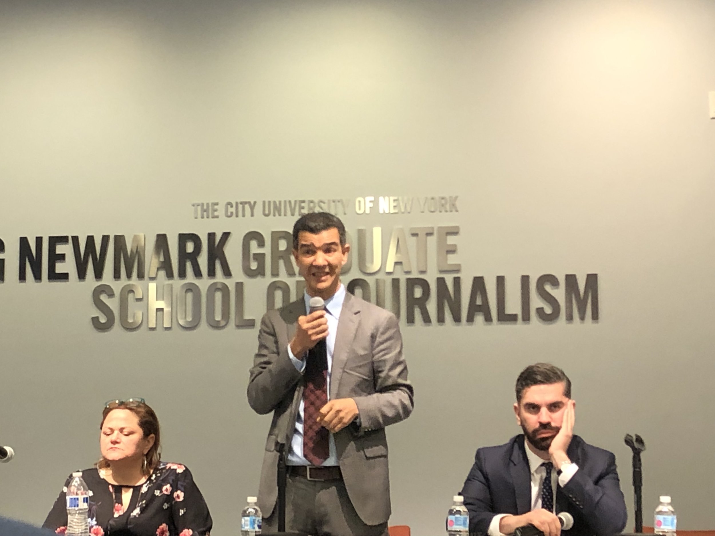 Councilmember Ydanis Rodriguez discussed the Willets Point development at the candidates forum. Eagle photo by Naiesha Rose.