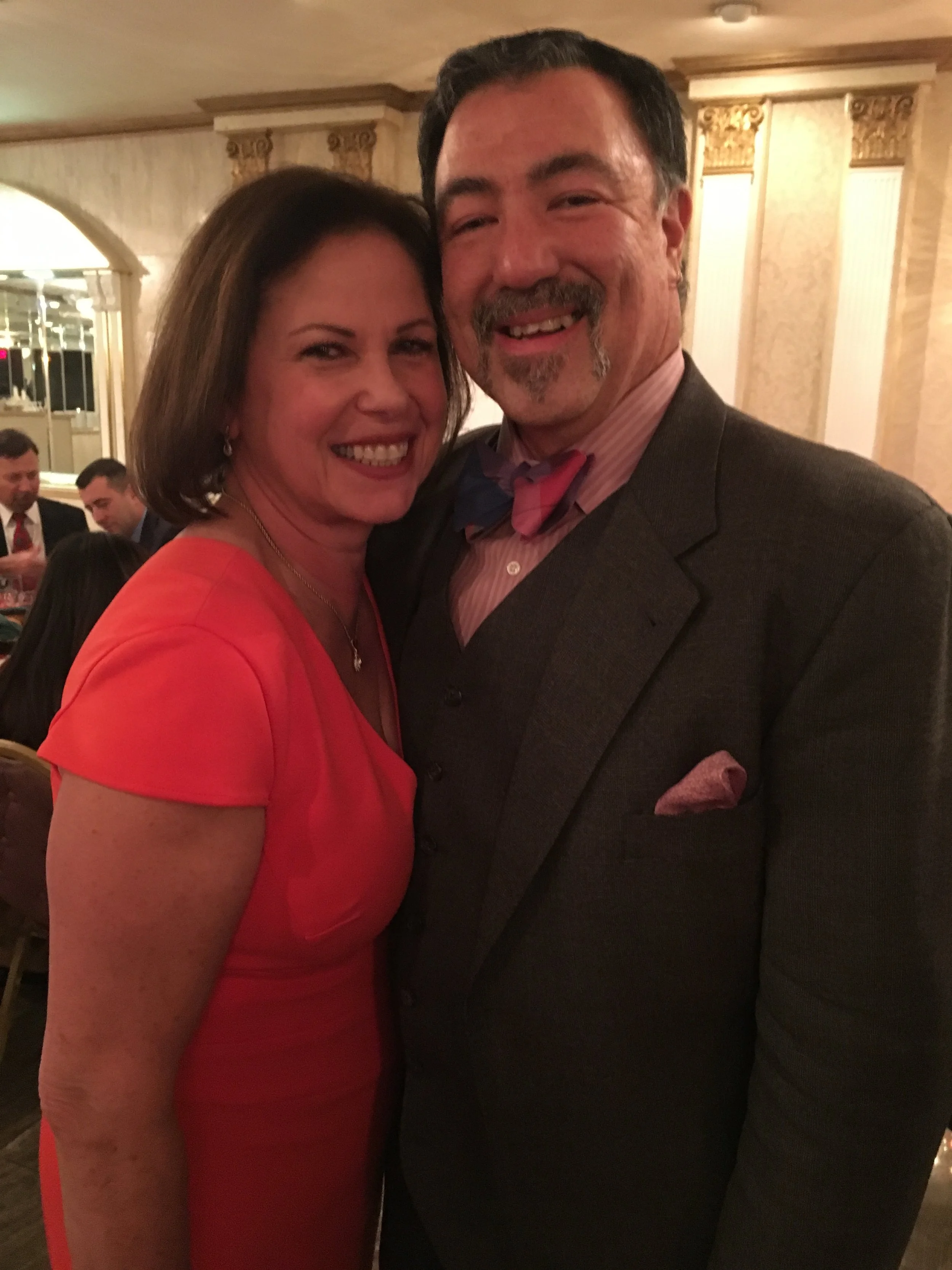 Attorney Wyatt Gibbons, a candidate for the Civil Court bench, and his wife Judge Bruna DiBiase who presides in AP6 in Queens Criminal Court. Photo courtesy of Wyatt Gibbons.