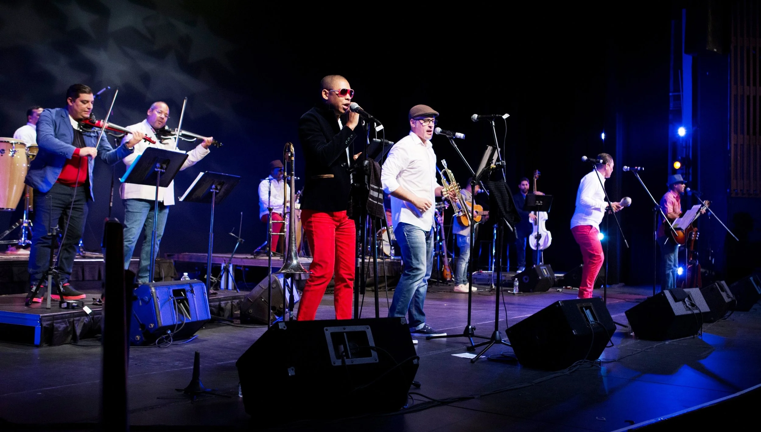 The Havana Cuba All Stars Perform at the Ralph & Ricky Lauren Theater at The Lexington Center. Photo courtesy of the Queens Economic Development Corporation.