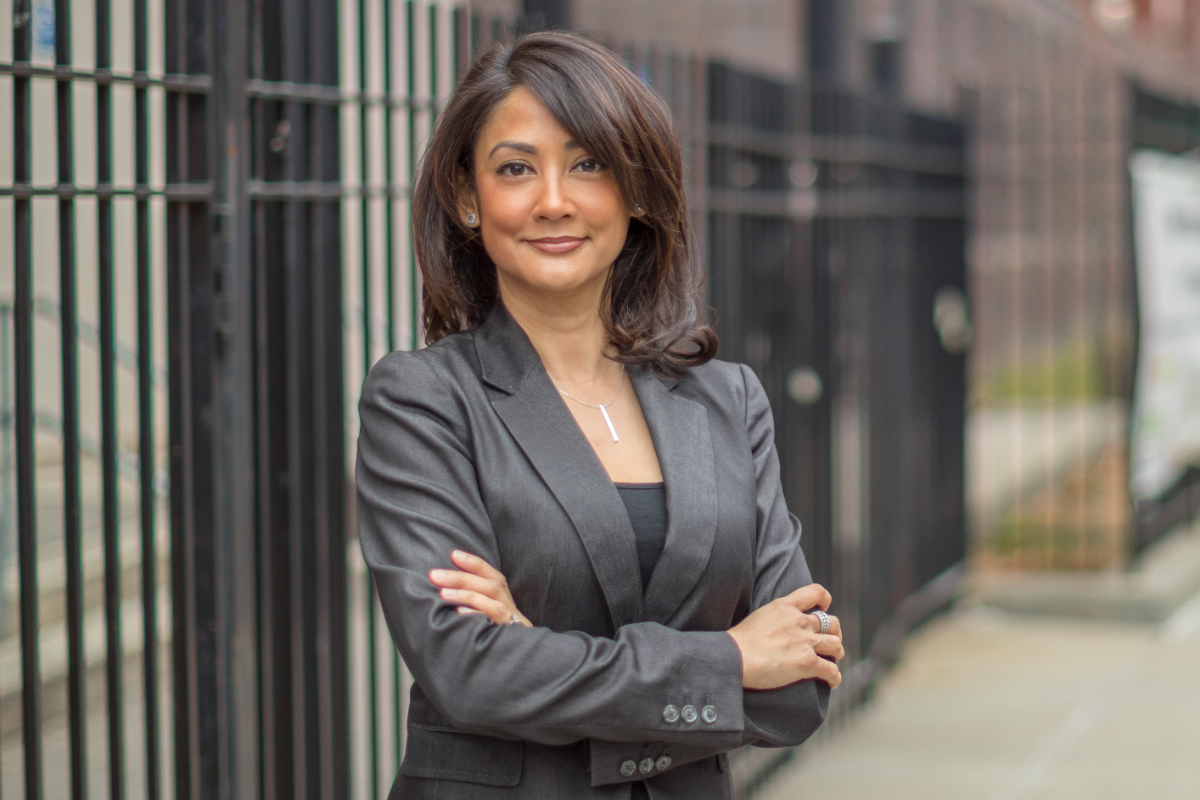 Mina Malik, former director of the Civilian Complaint Review Board and a former Queens prosecutor, officially announced her candidacy for Queens District Attorney on Tuesday. Photo courtesy of Mina Malik.