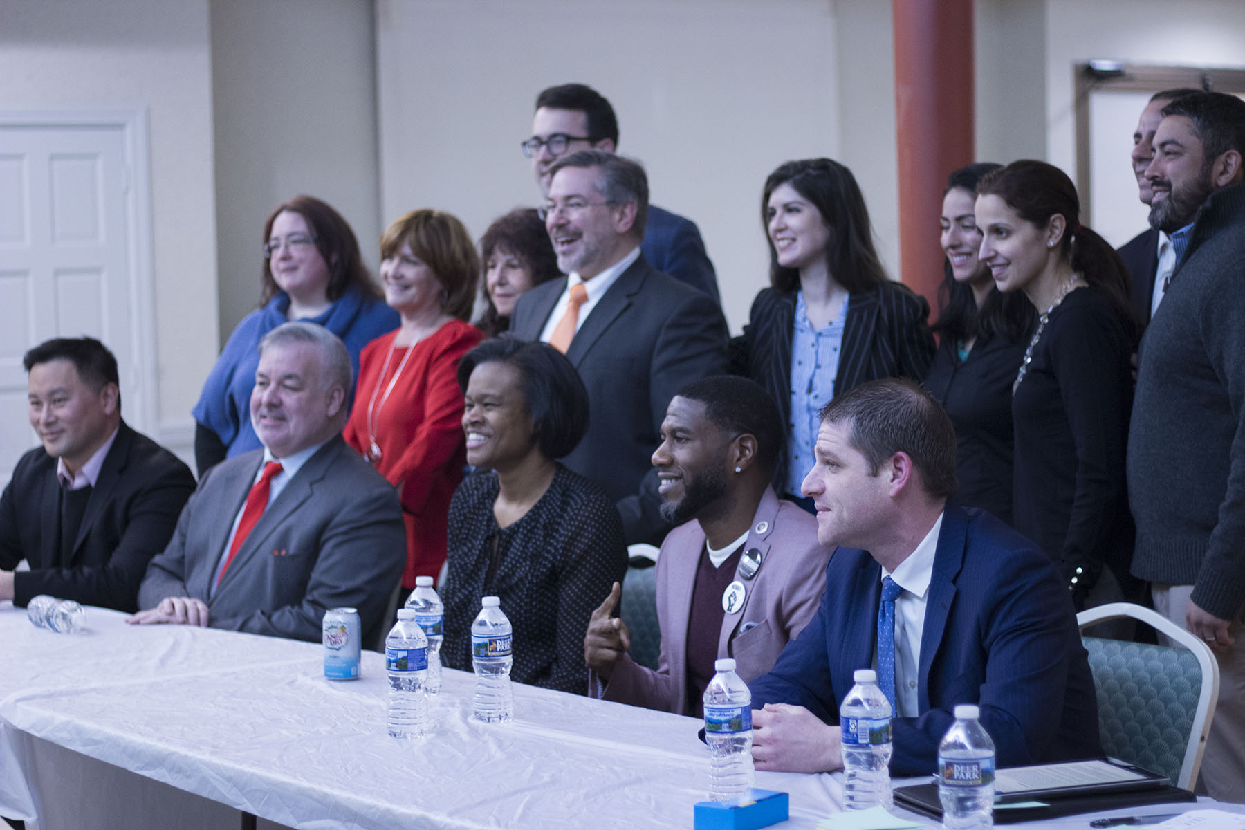 Eleven candidates for public advocates discussed school segregation at a forum in Long Island City Tuesday night. Eagle file photo by Victoria Merlino.