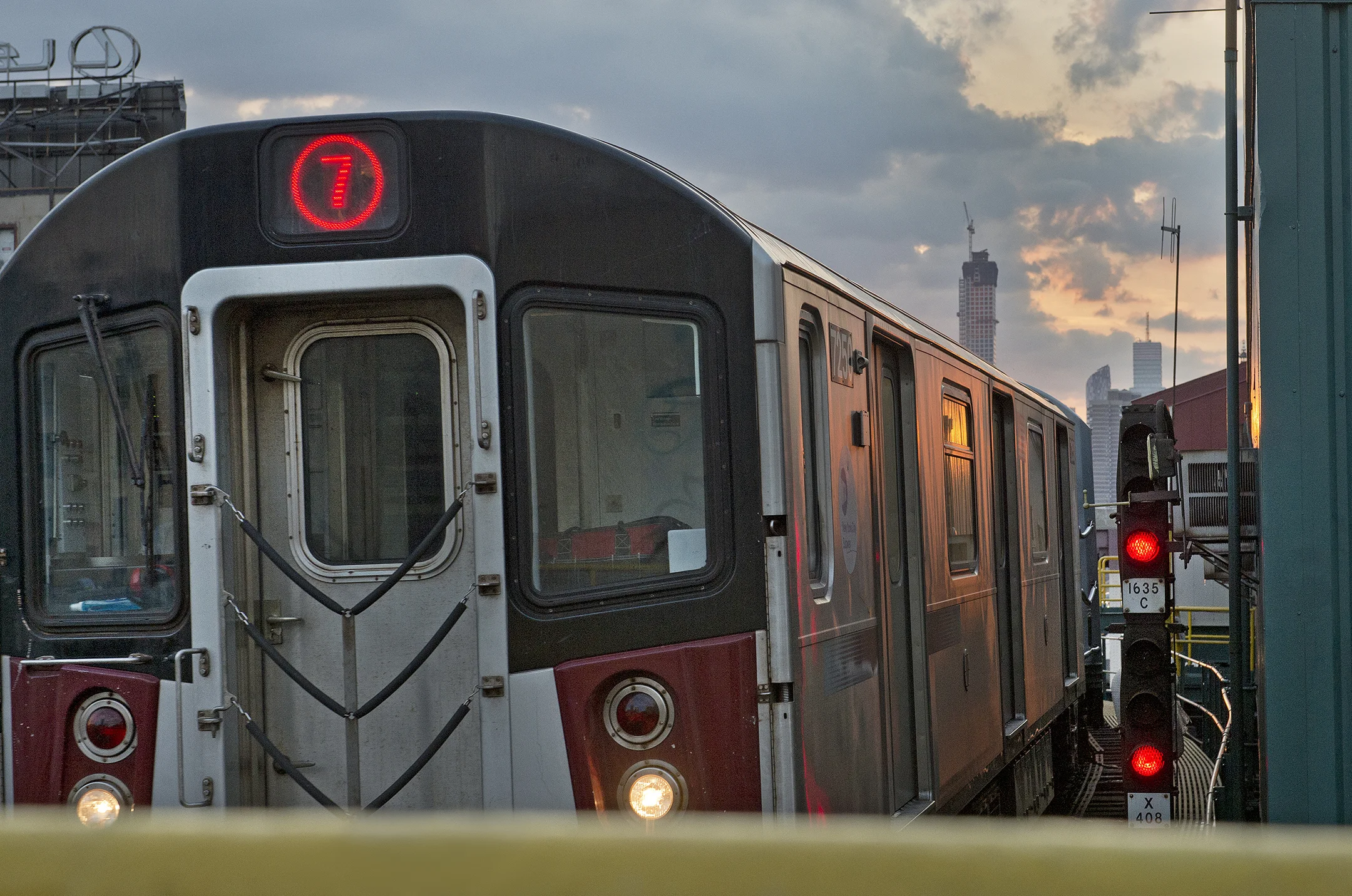 The No. 7 train. Photo via the MTA/Patrick Cashin.