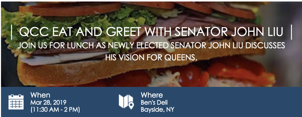 Queens Chamber Hosts ‘Eat and Greet’ With John Liu