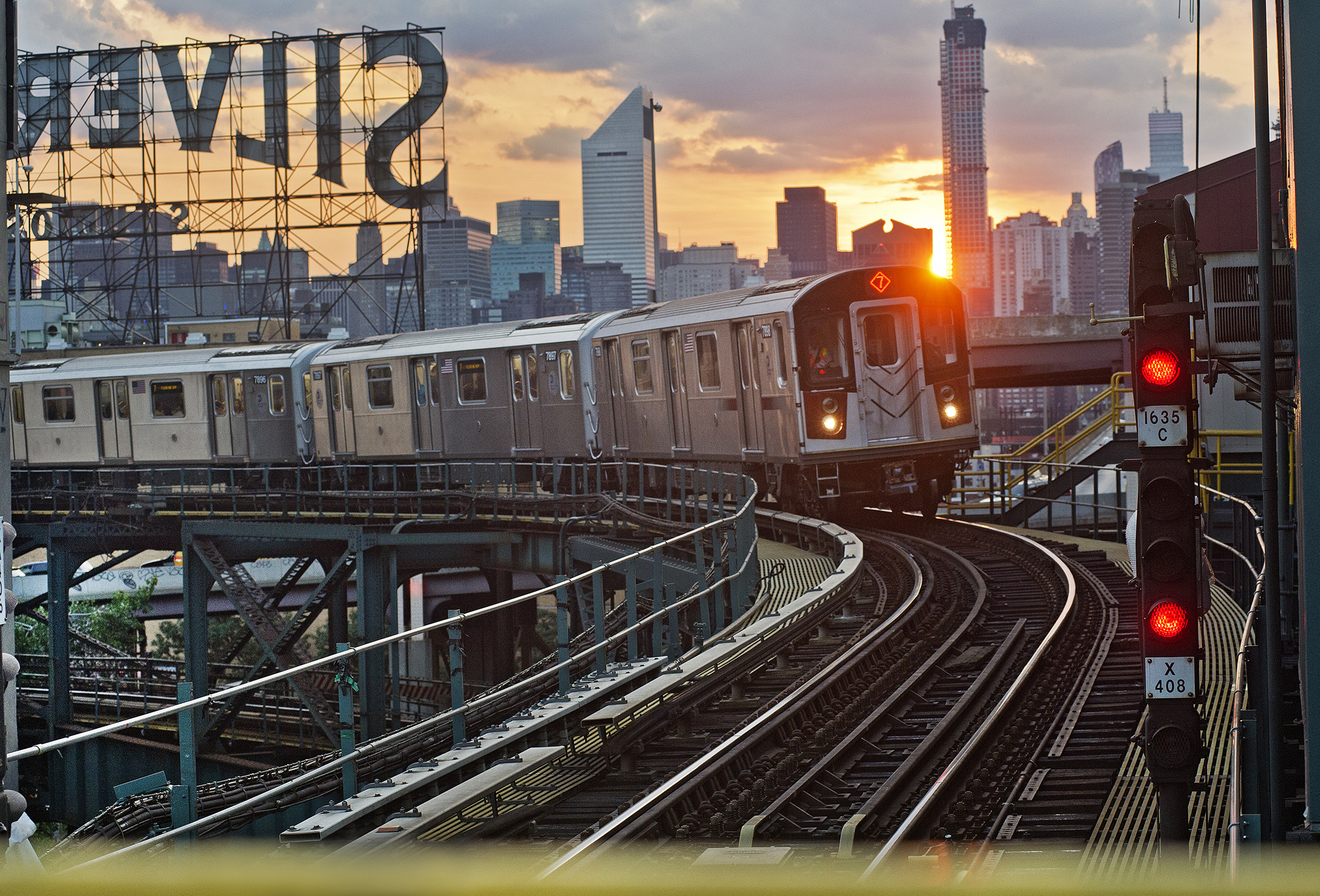 A No. 7 train. Photo via the MTA Flickr.