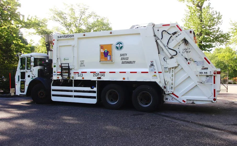 Flipped Garbage Truck Injures Four in Laurelton