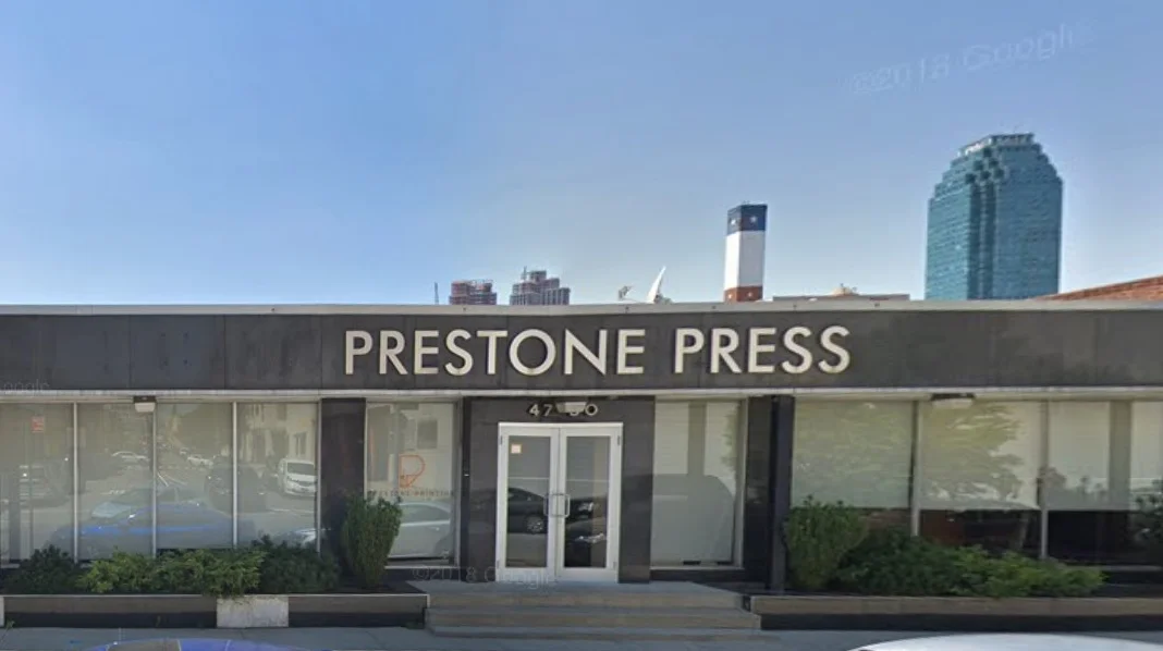Prestone Press in Long Island City will close in May. Photo via Google Maps