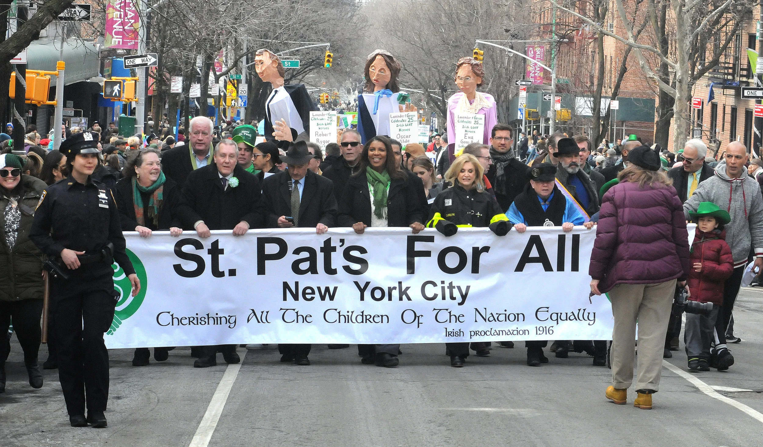 At St. Pat’s For All Parade, It Is Easy Being Green