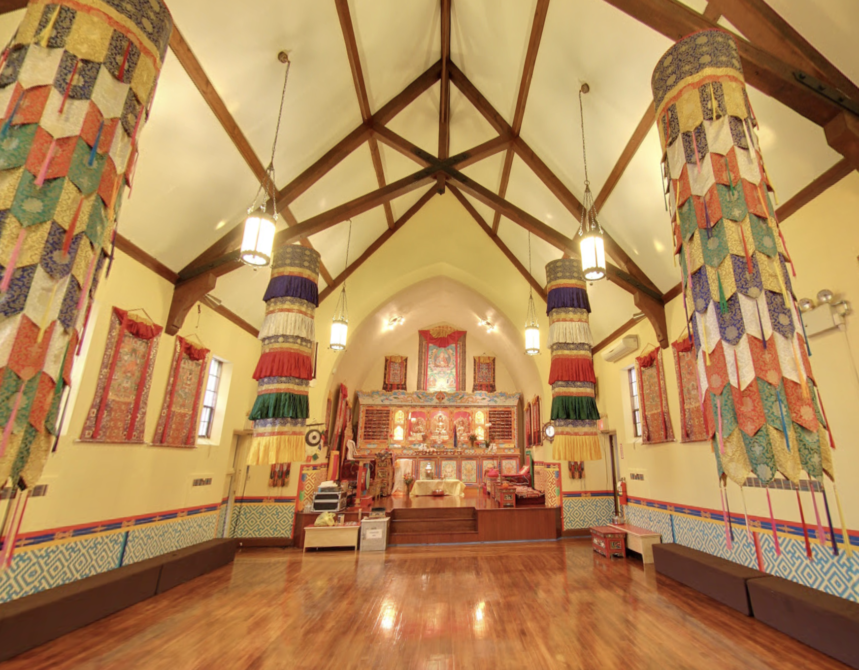 The United Sherpa Association Buddhist Temple in Jackson Heights reflects the growth of the Nepali community in Queens. Photo via Google Maps.