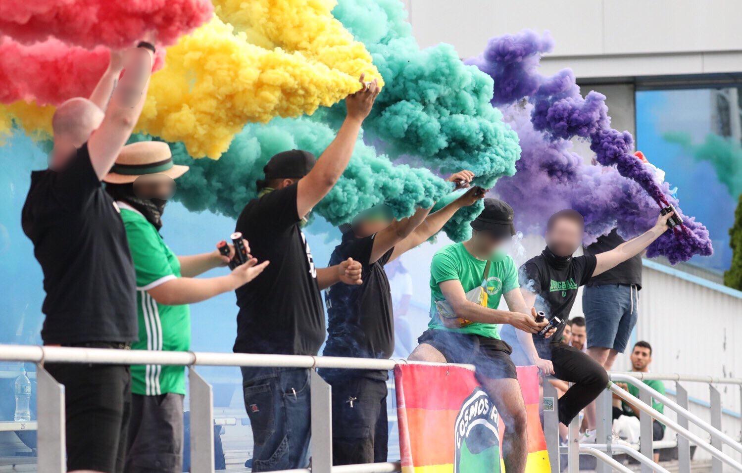 A Cosmos match can be a colorful experience.