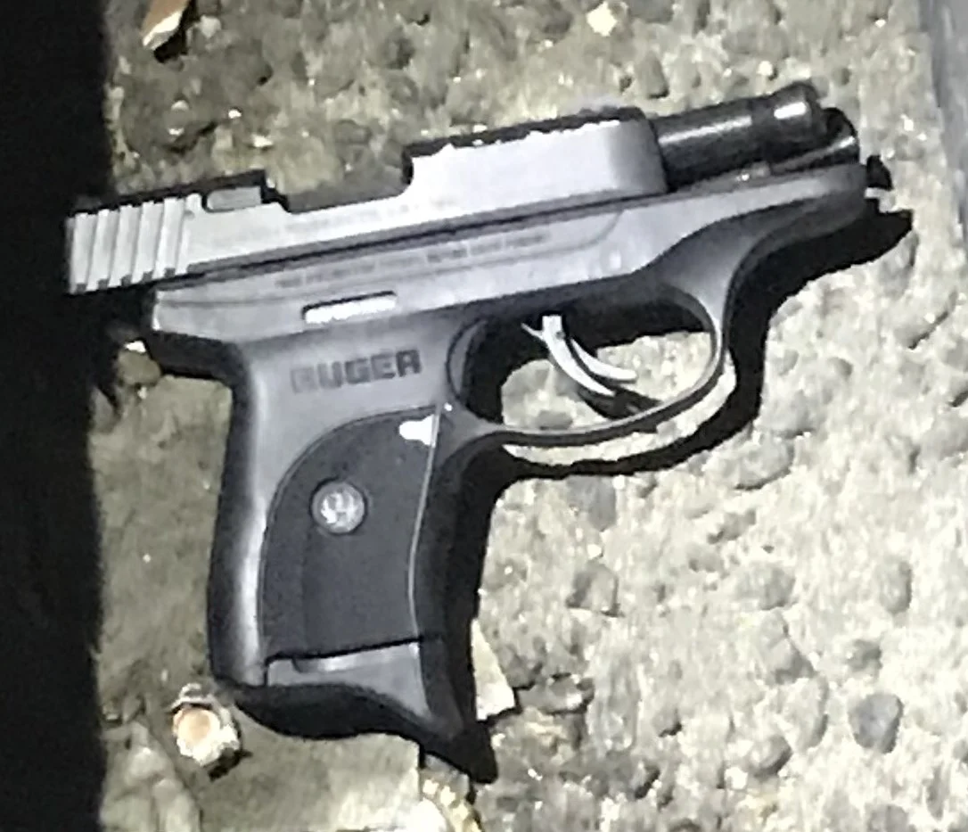 The firearm that police believe was used in a shooting outside of the RRR Bar & Lounge in Ozone Park. Photo courtesy of the NYPD.