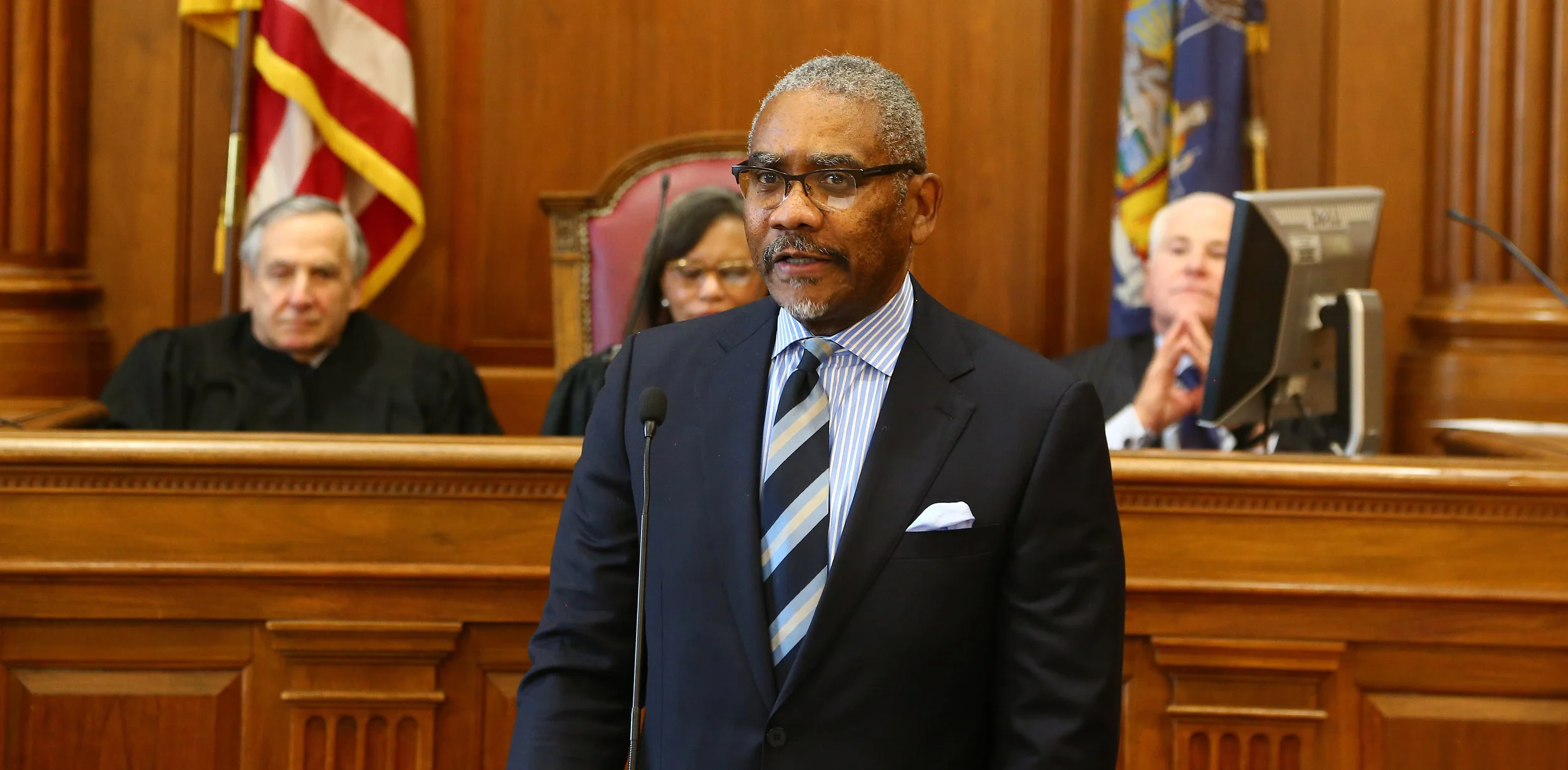 U.S. Rep. Gregory Meeks is the new chairperson of the Queens County Democrats. Eagle file photo by Andy Katz.